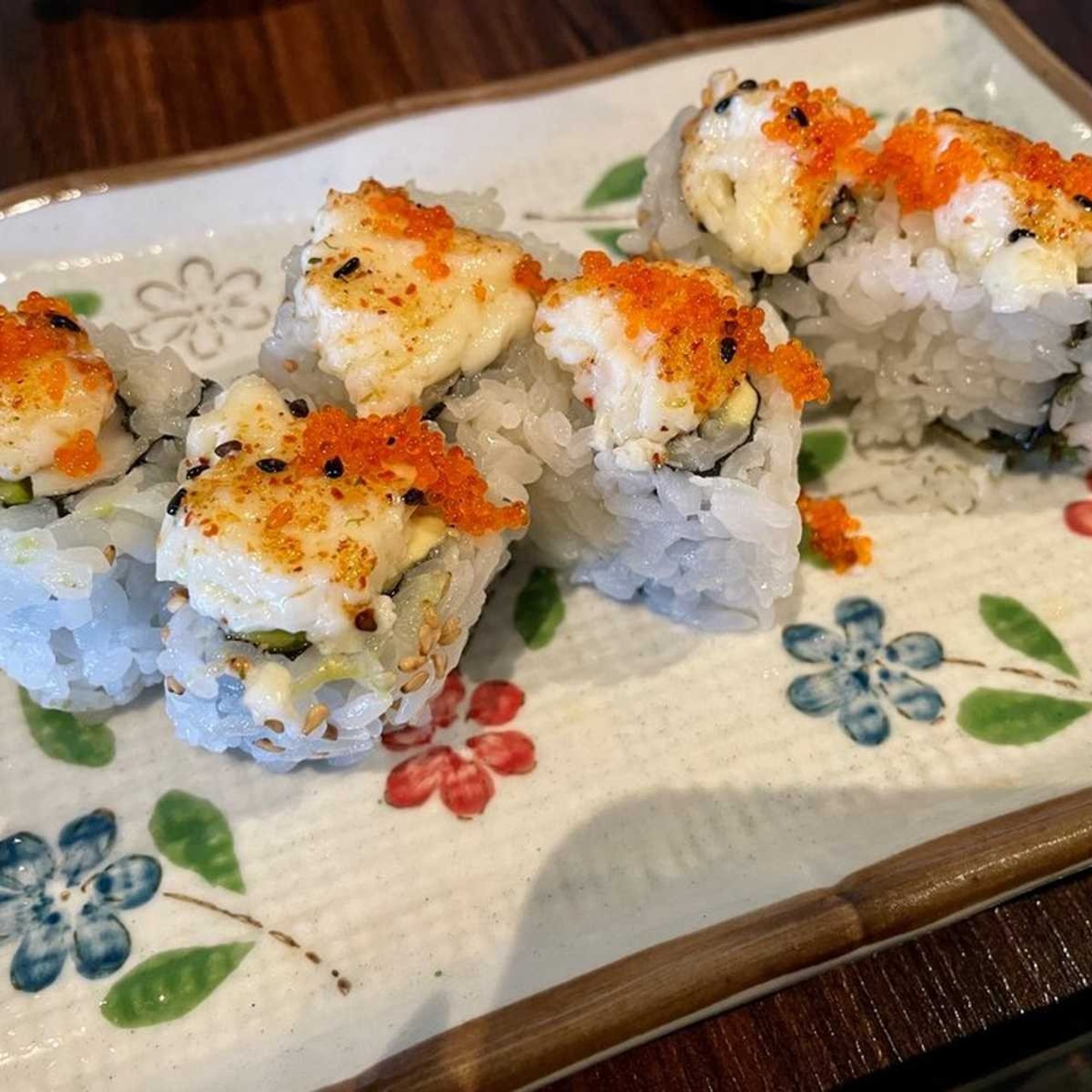 Baked Spicy Scallop Roll