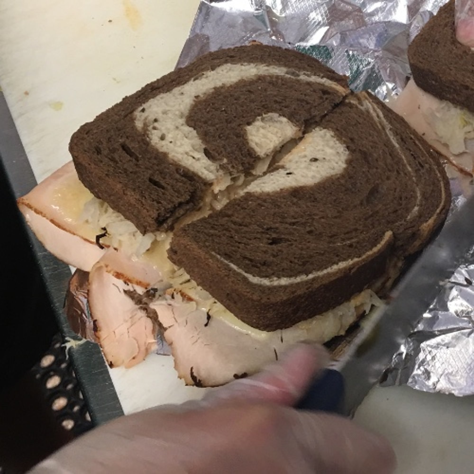 #28 Half Reuben Sub.