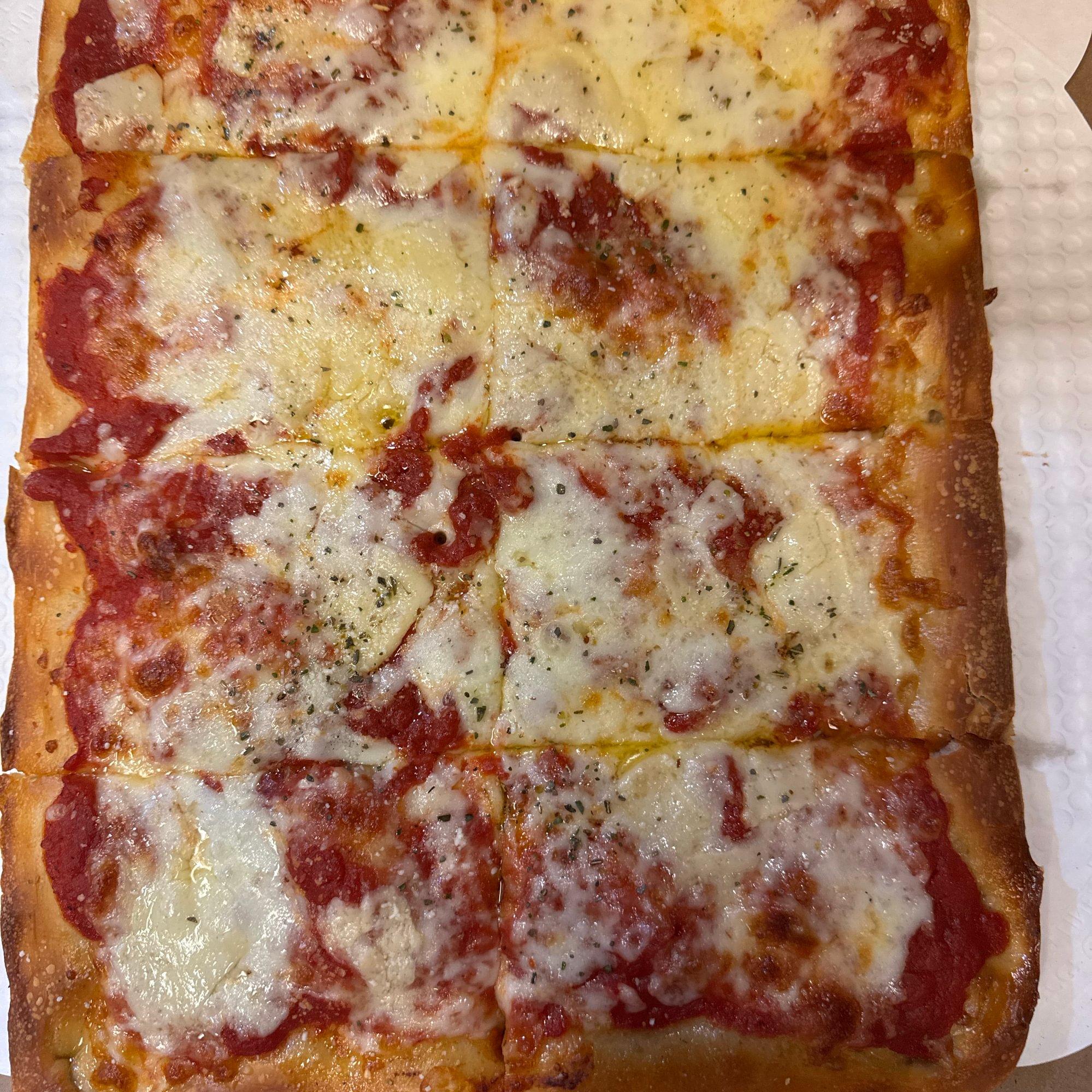 Half Sheet Cheese Pizza