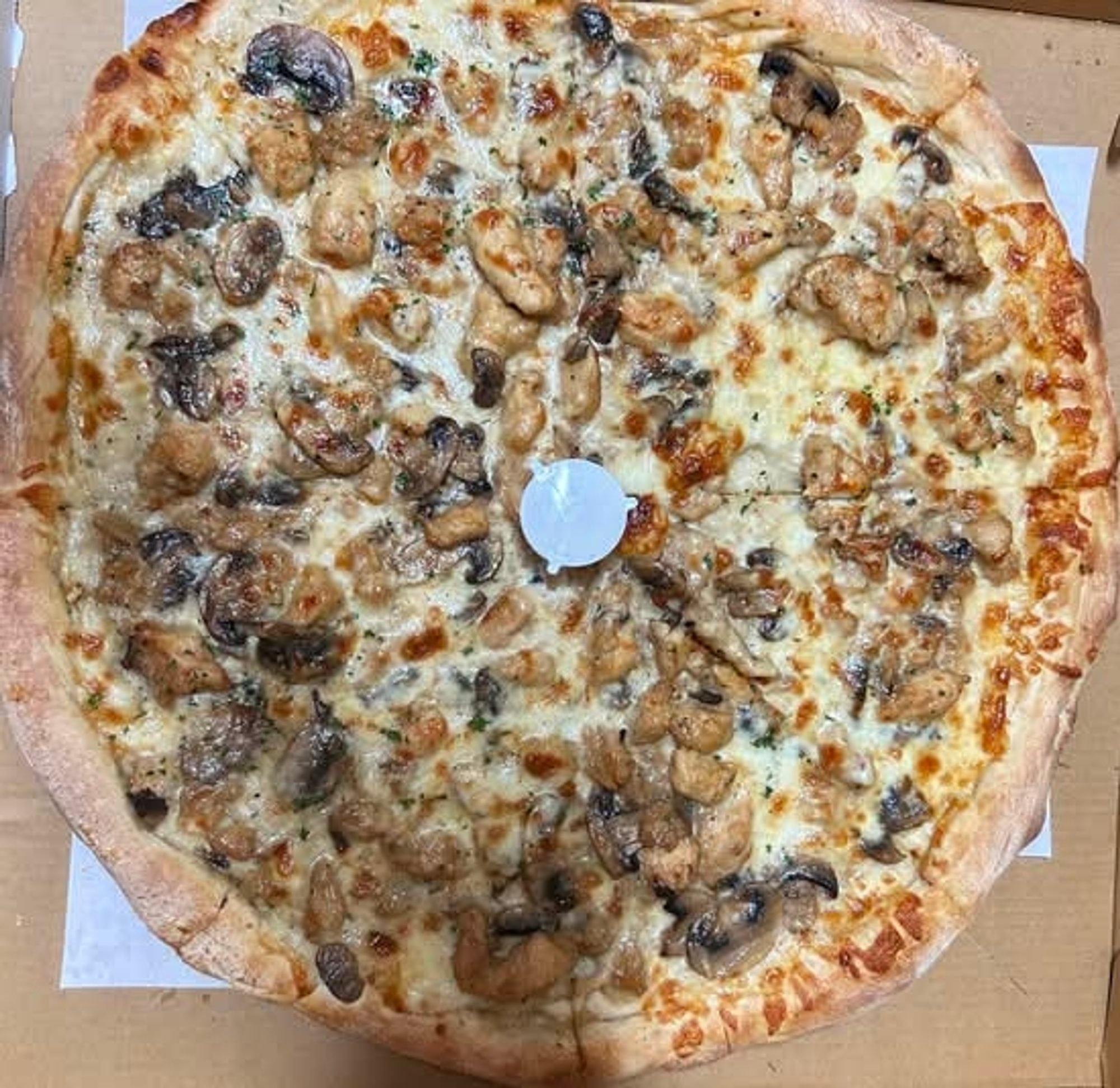 Chicken Marsala Pizza
