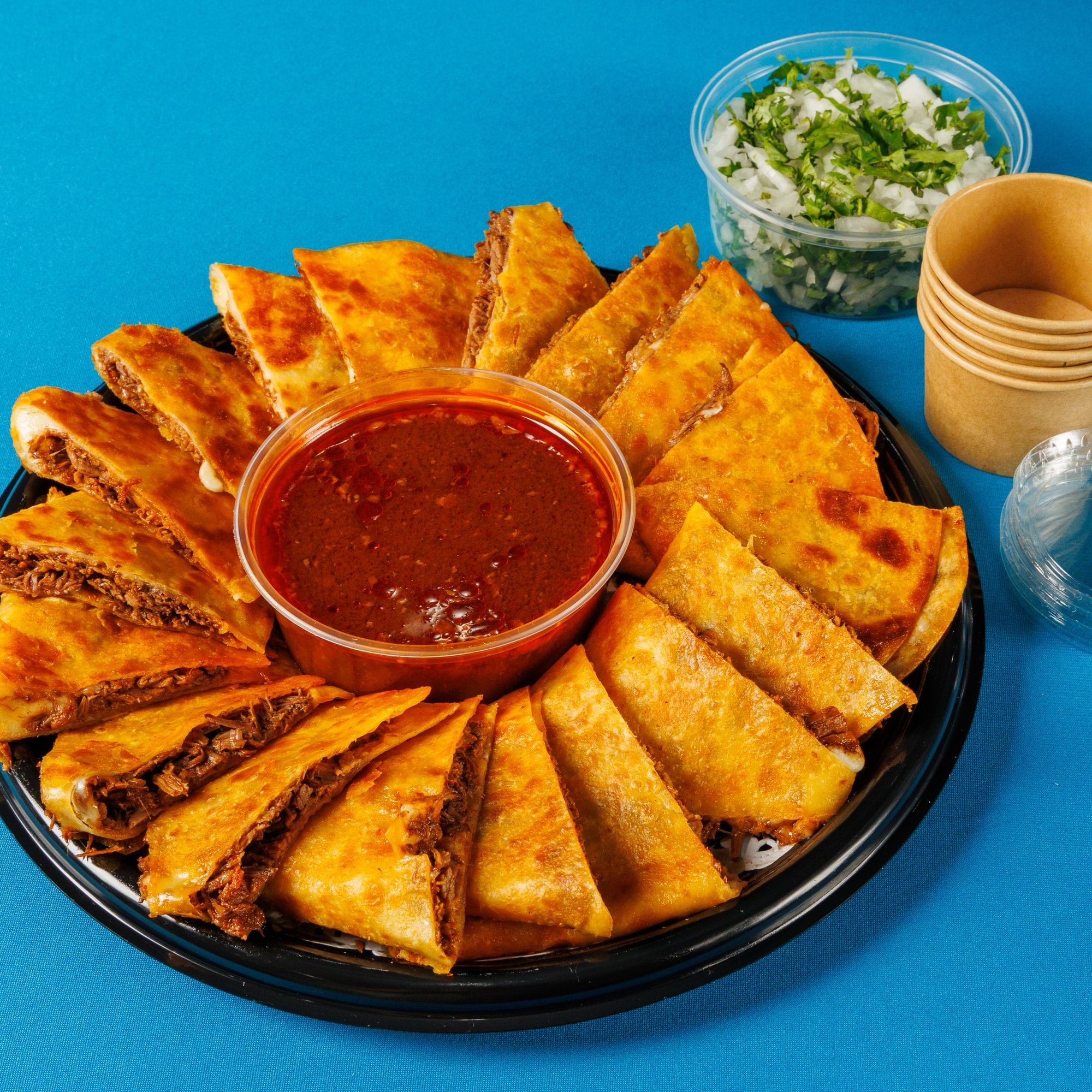 Birria Quesadillas Party Tray (18 Slices)