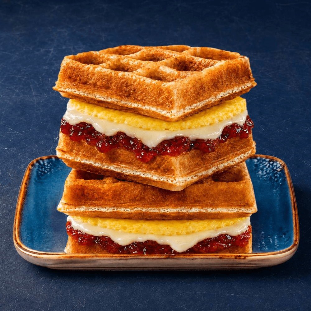 You Bacon Me Crazy — Breakfast Waffle Sandwich