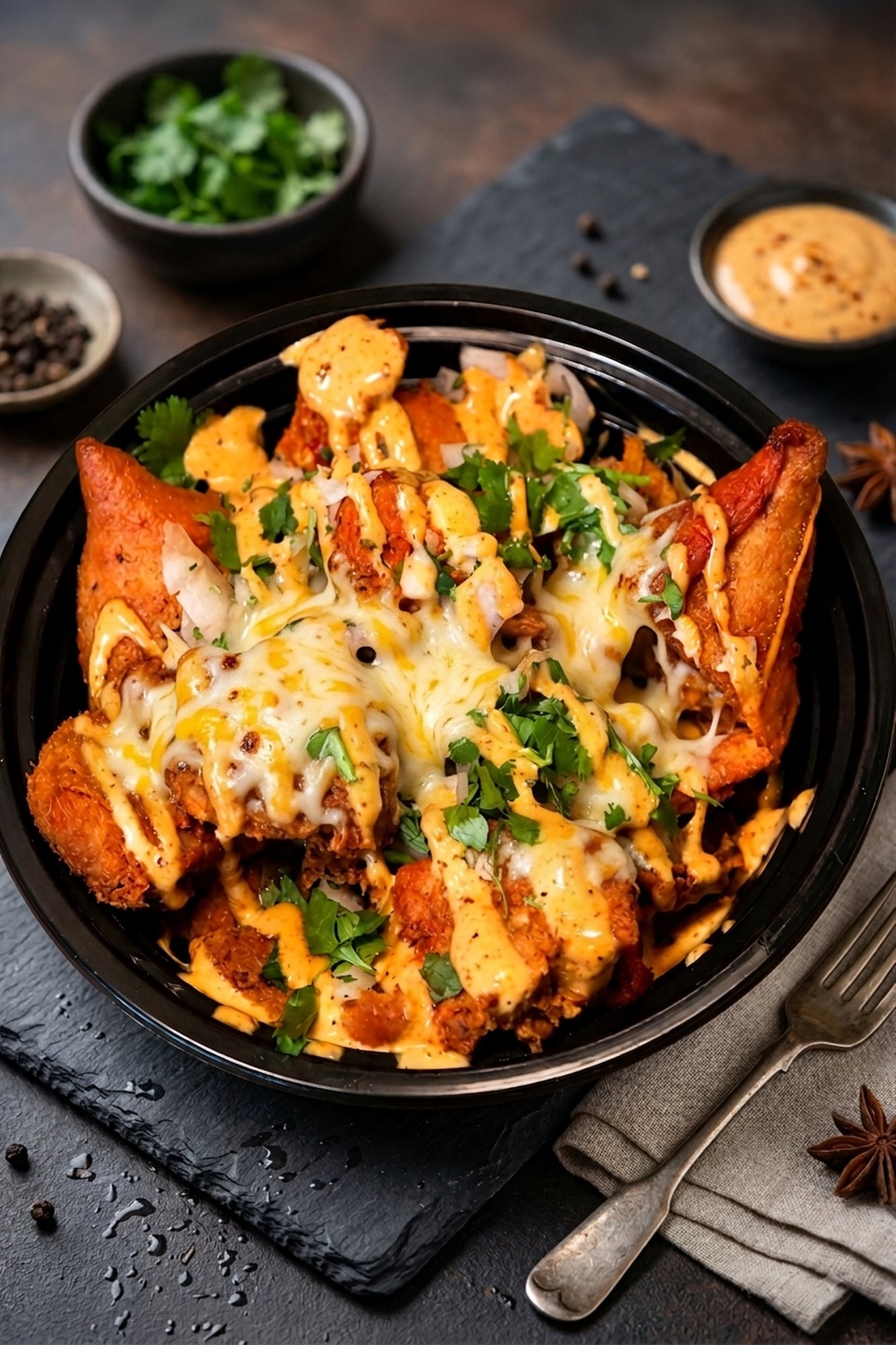 Loaded Samosa Chaat