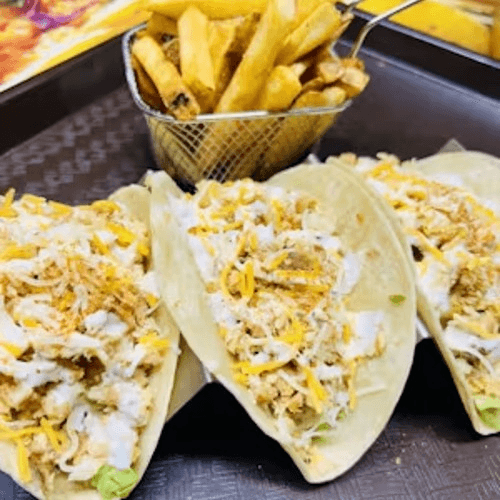 Tacos and 5 Pieces Wings Combo
