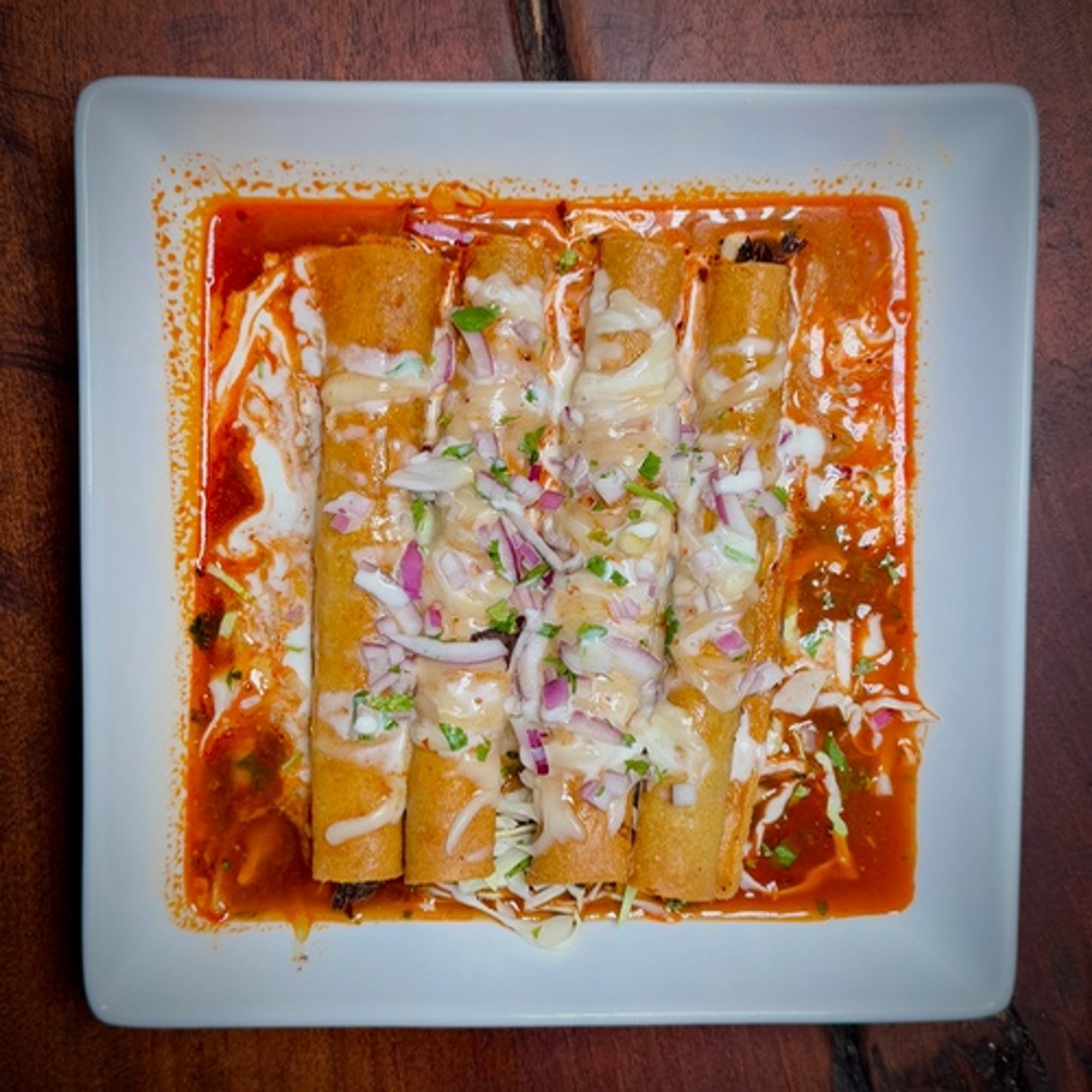 Our Way Birria Flautas