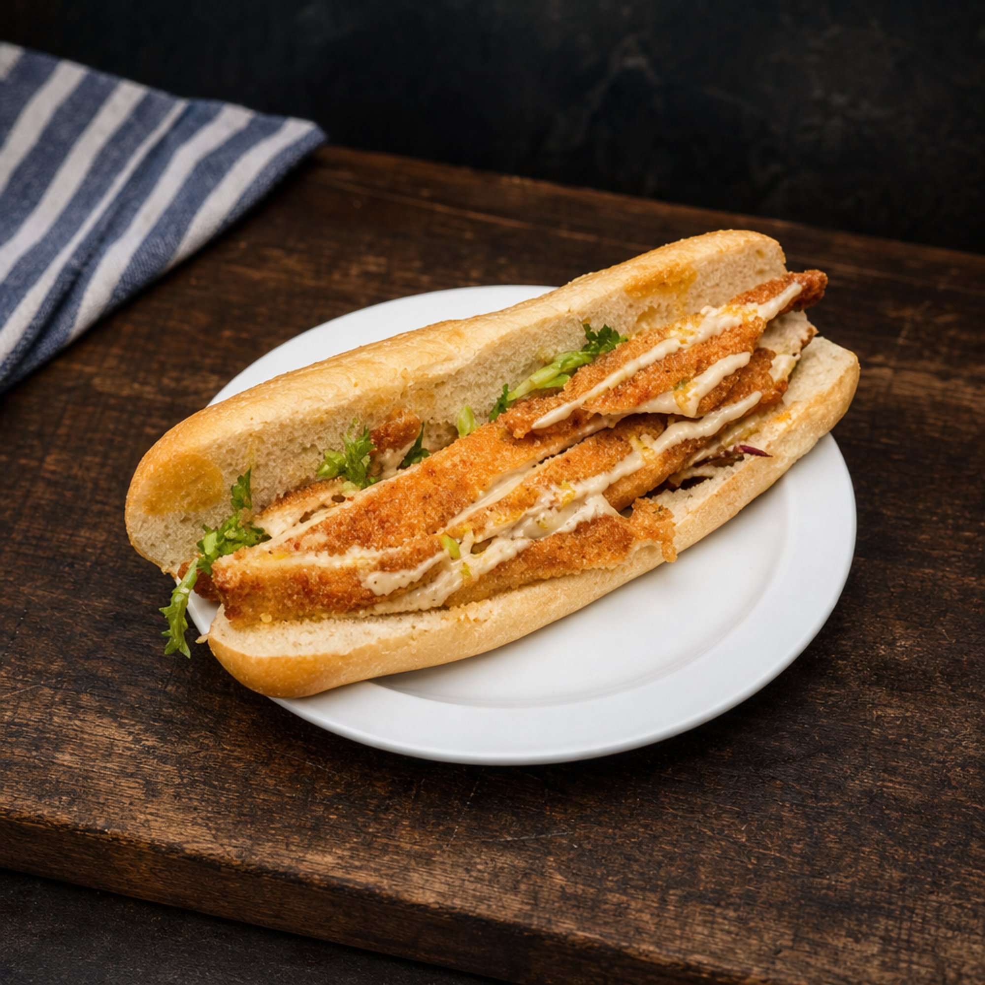 Schnitzel Baguette