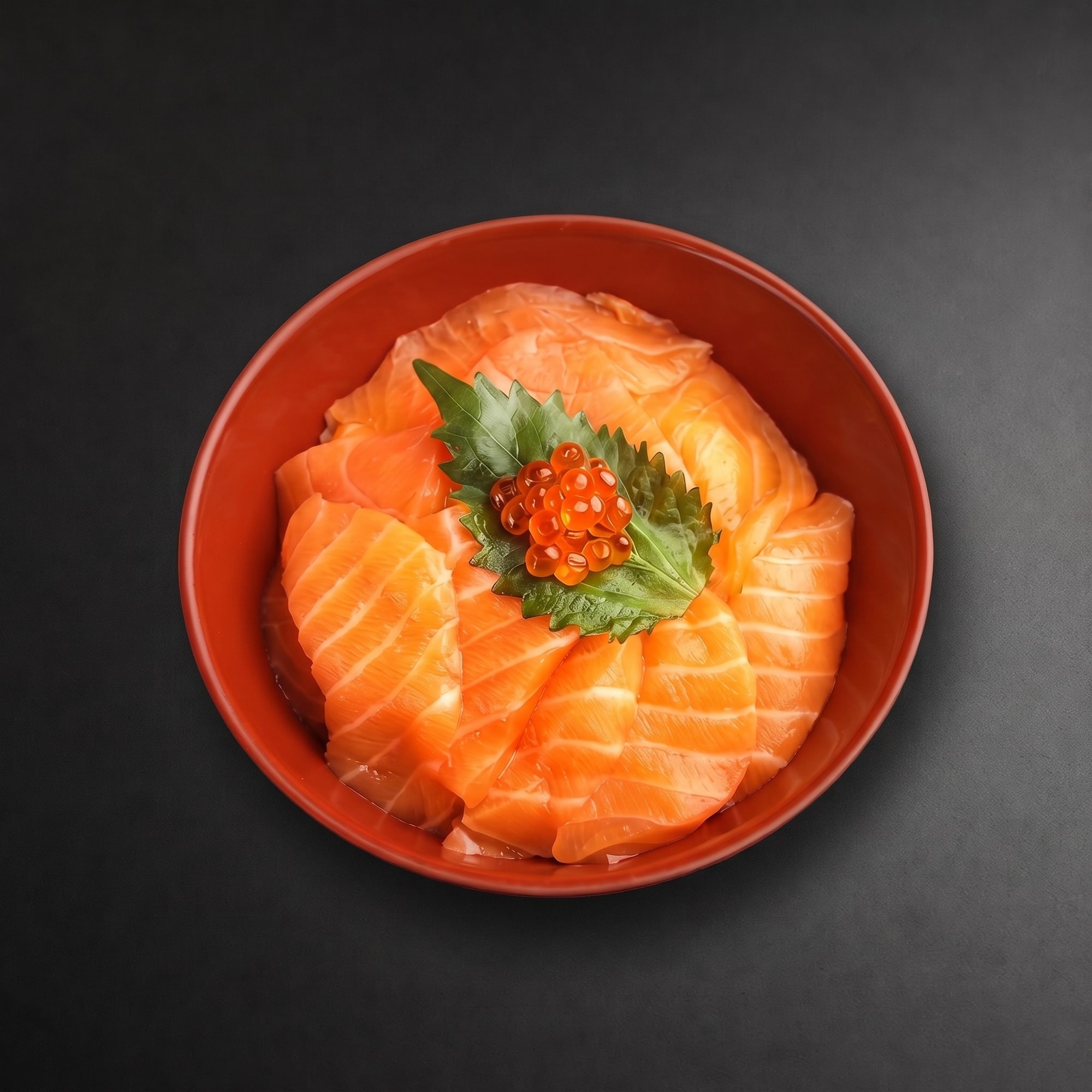 Salmon Sashimi Don