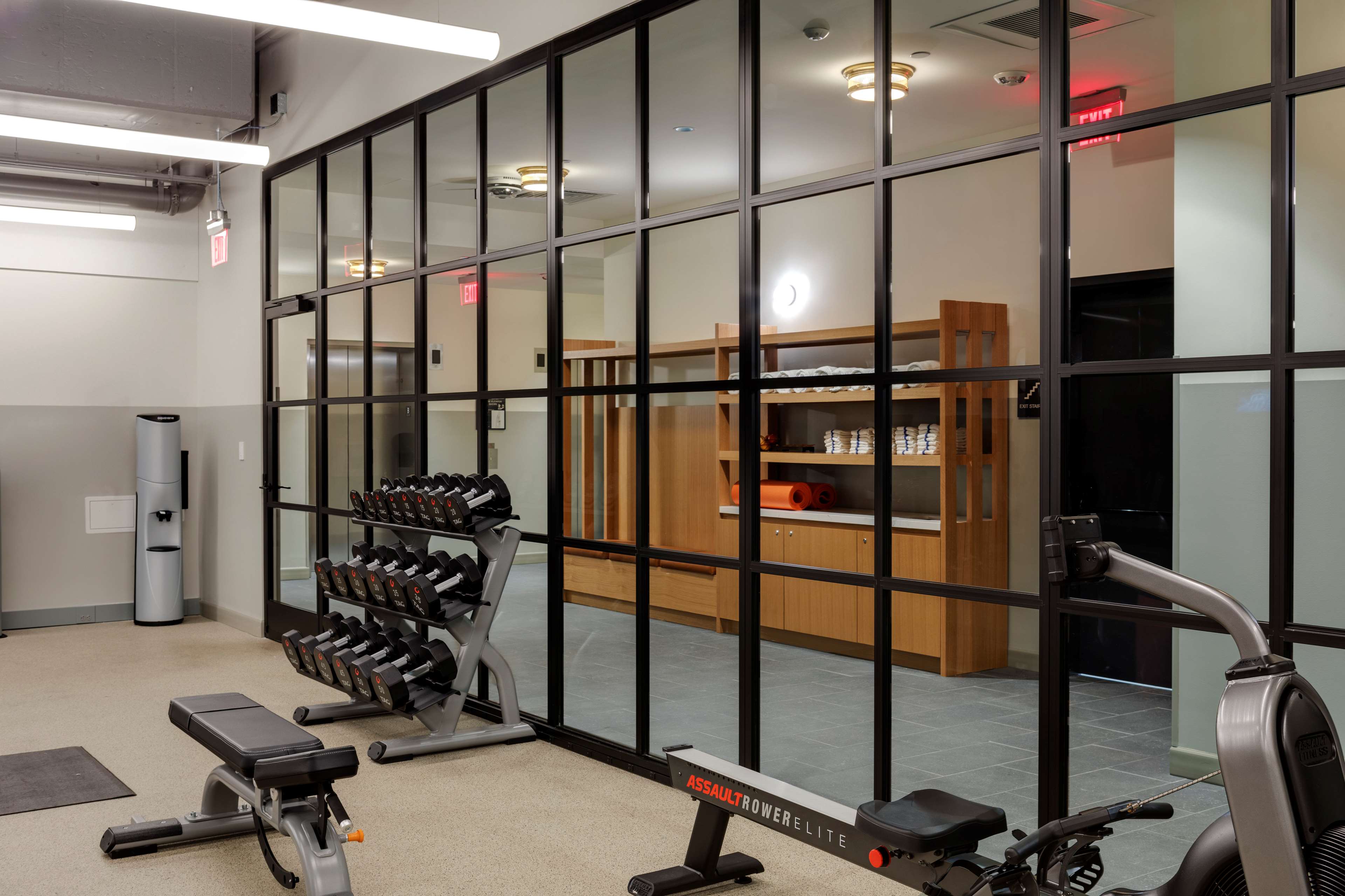 Health club  fitness center  gym