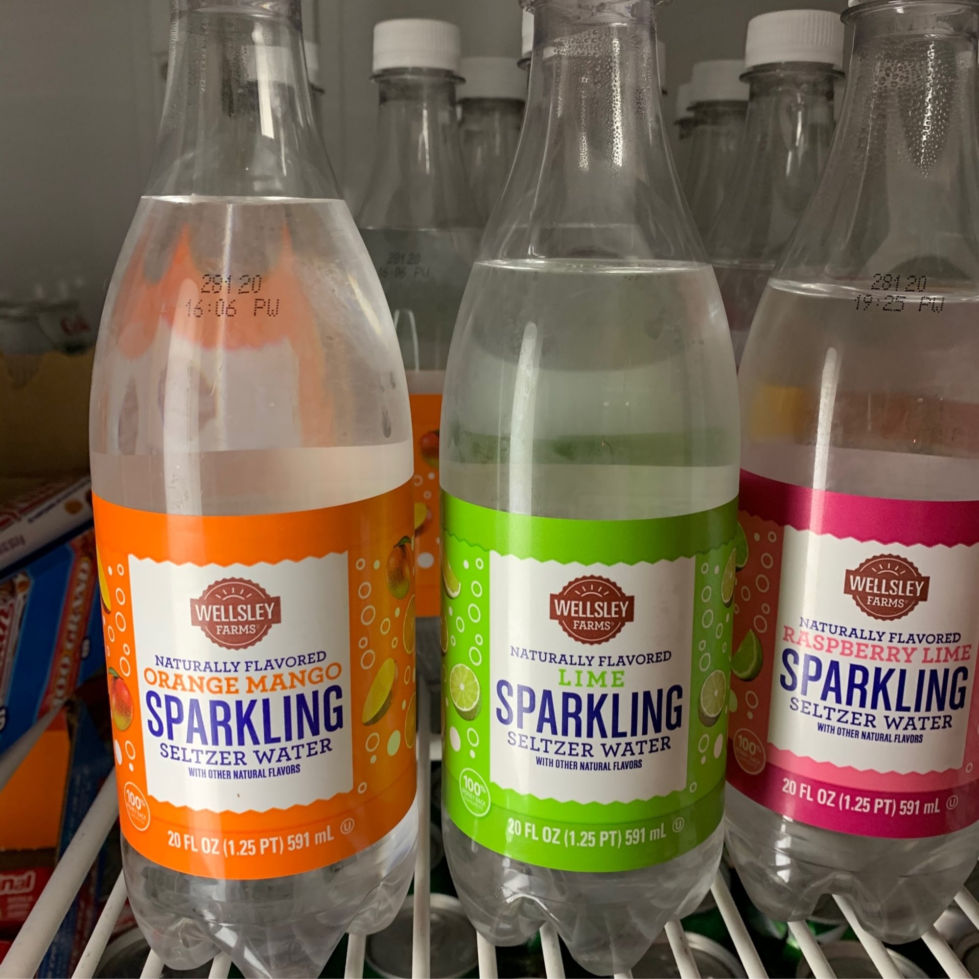 Sparkling Water (Orange, Lime, Raspberry Lime)