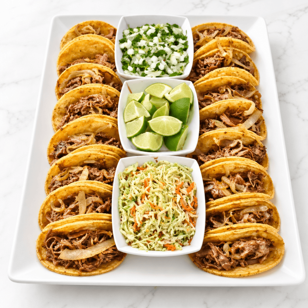 Taco Tray (25 Carnitas Tacos)