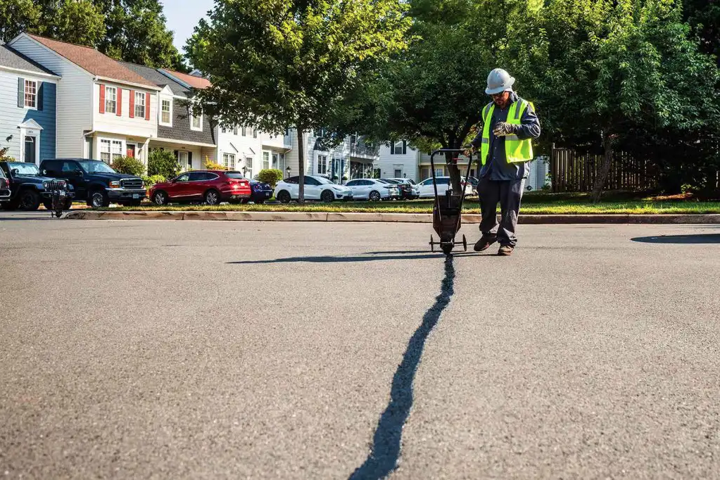 Asphalt Crack Filling