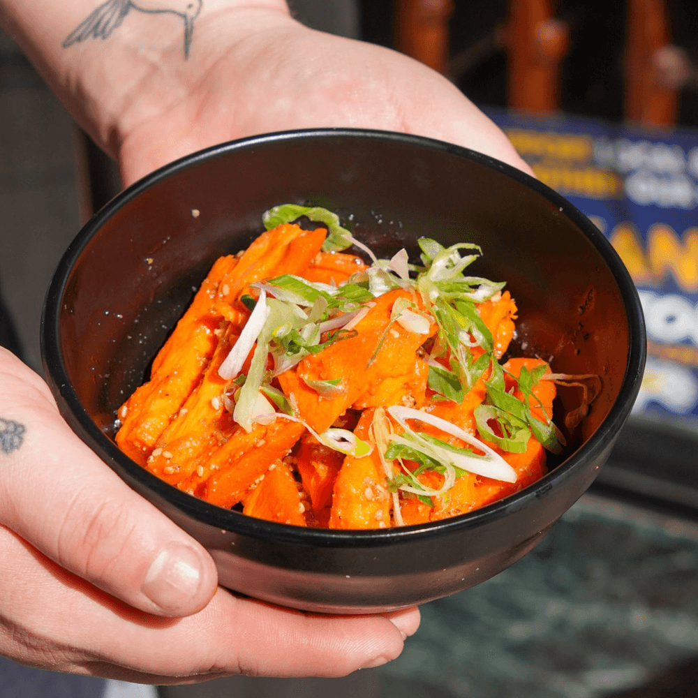 Spring Smashed carrots