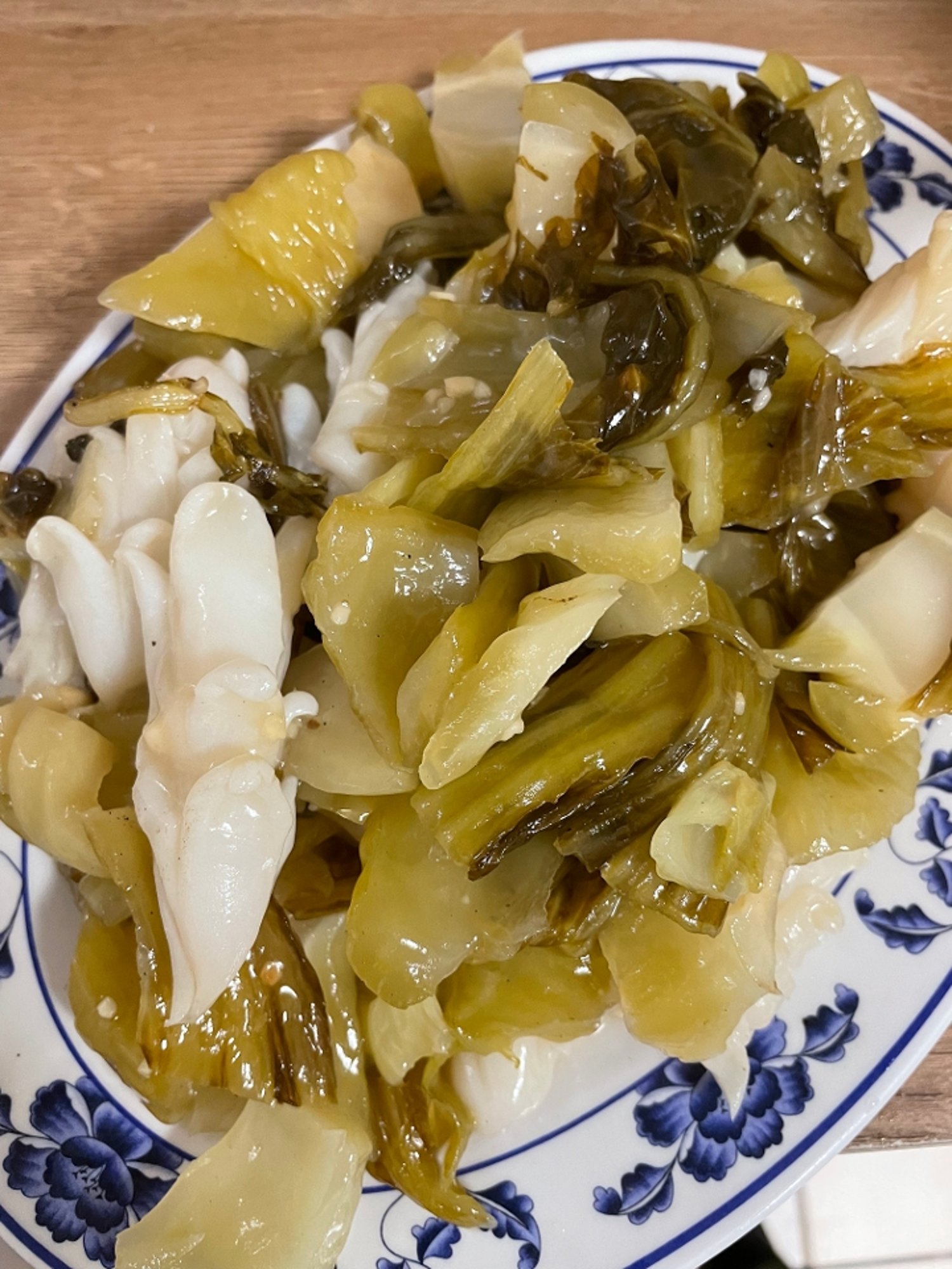 酸菜魷魚 71.Squid with Sour Cabbage