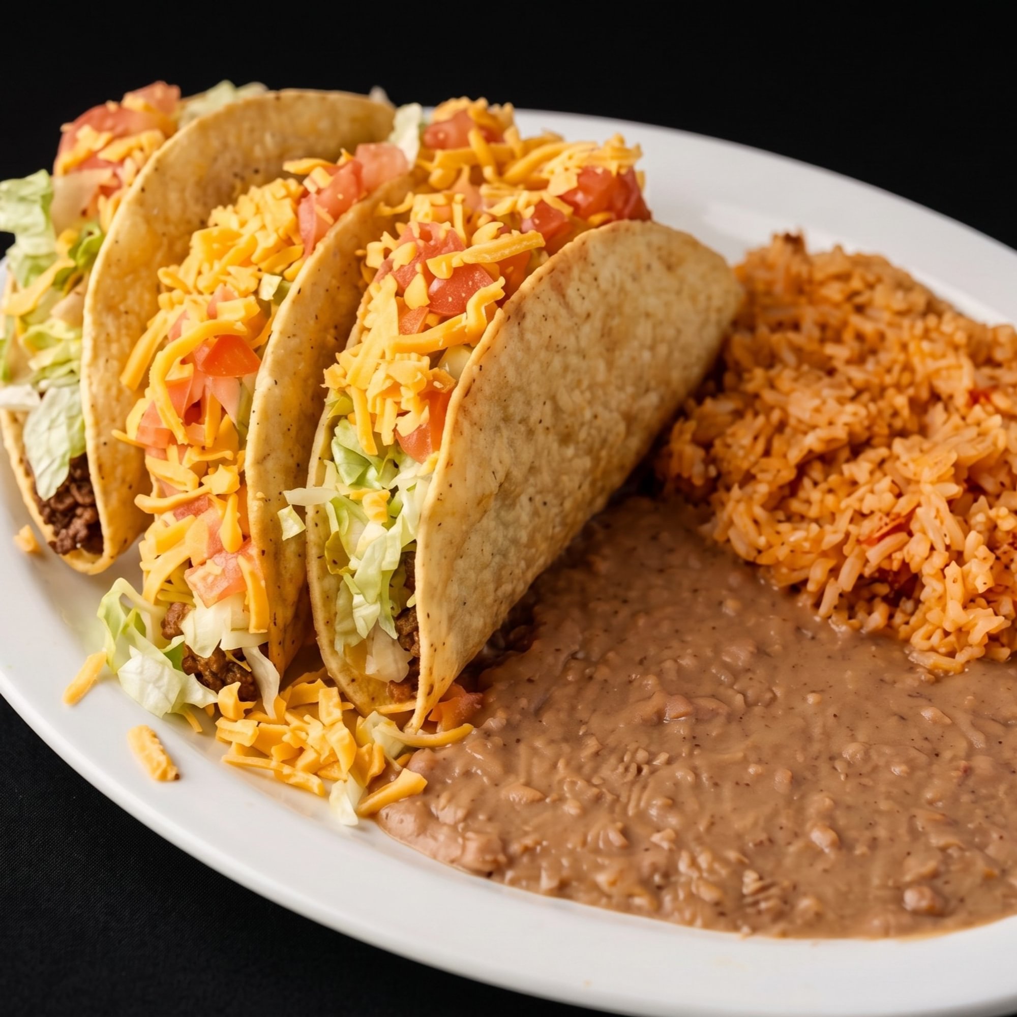 Crispy or Soft Taco Plate