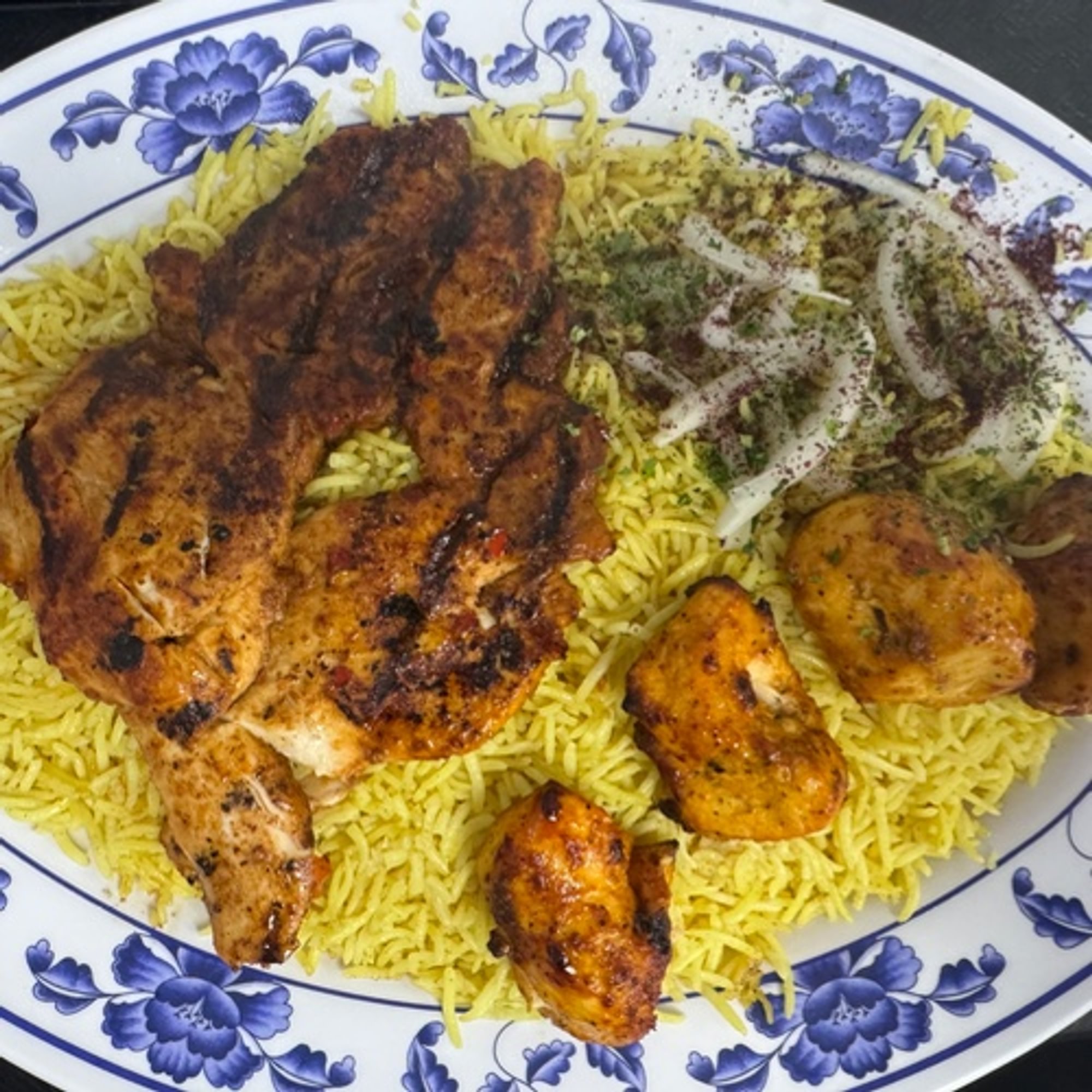 Faham Chicken Chicken with Chicken Tawook Platter