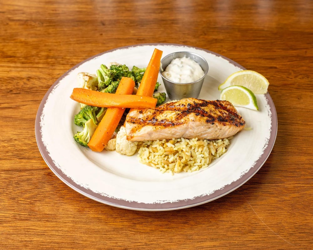 Grilled Salmon Plate