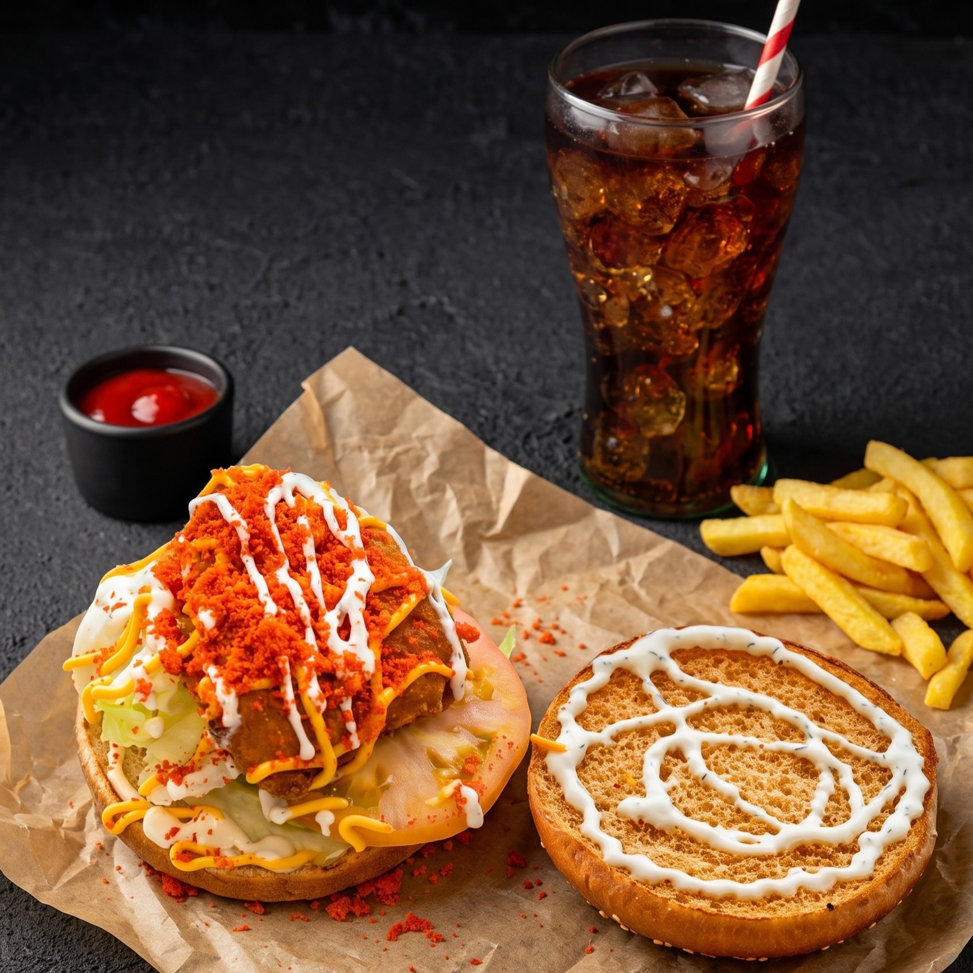 Royal Cheetos Combo W Fries/Soda