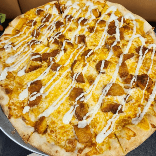 Buffalo Chicken Pizza Large 14" Deep Dish Pan