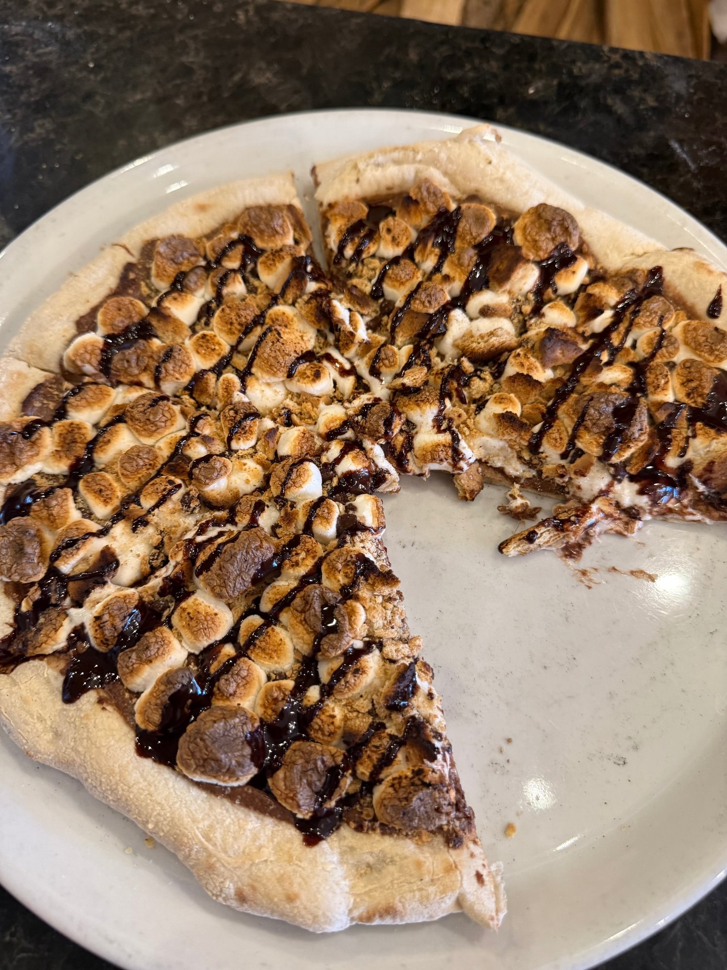 Nutella S'mores Pizza