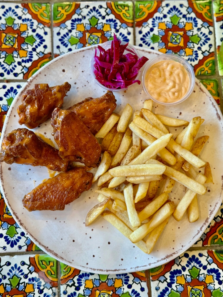 Mexican Chicken Wings Plate