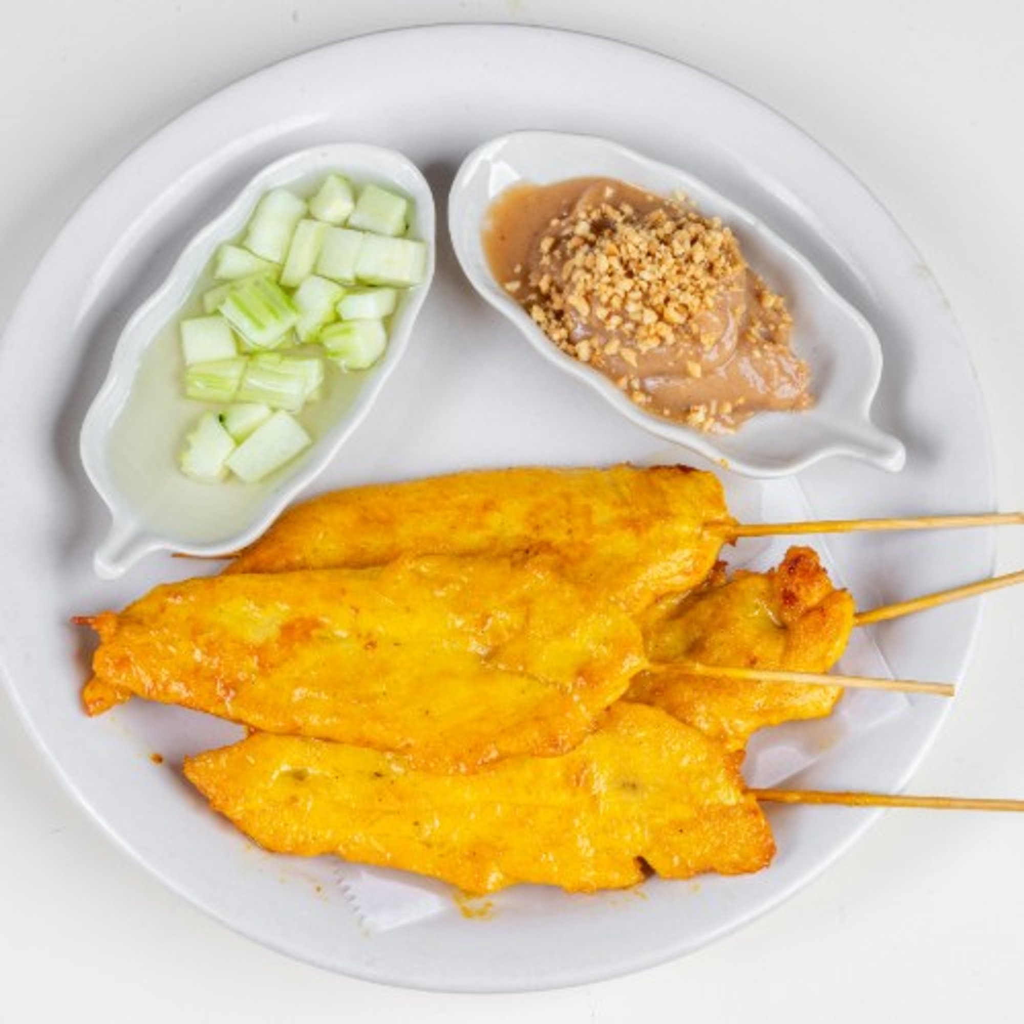 5. Chicken Satay - 4 pieces 