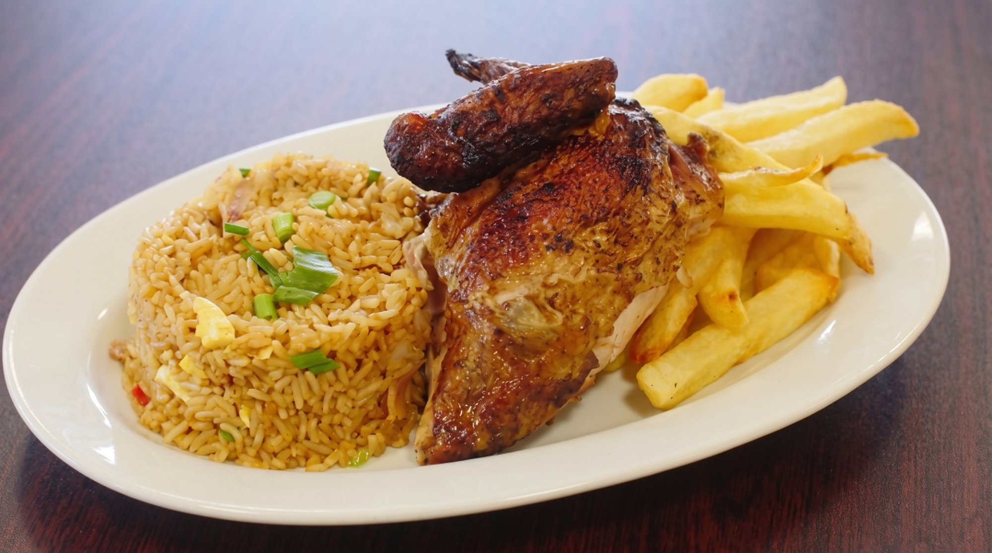 Qtr Chicken White Combo, 2 sides
