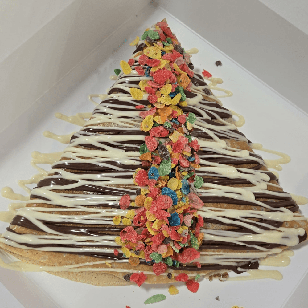 Fruity Pebbles Crepe