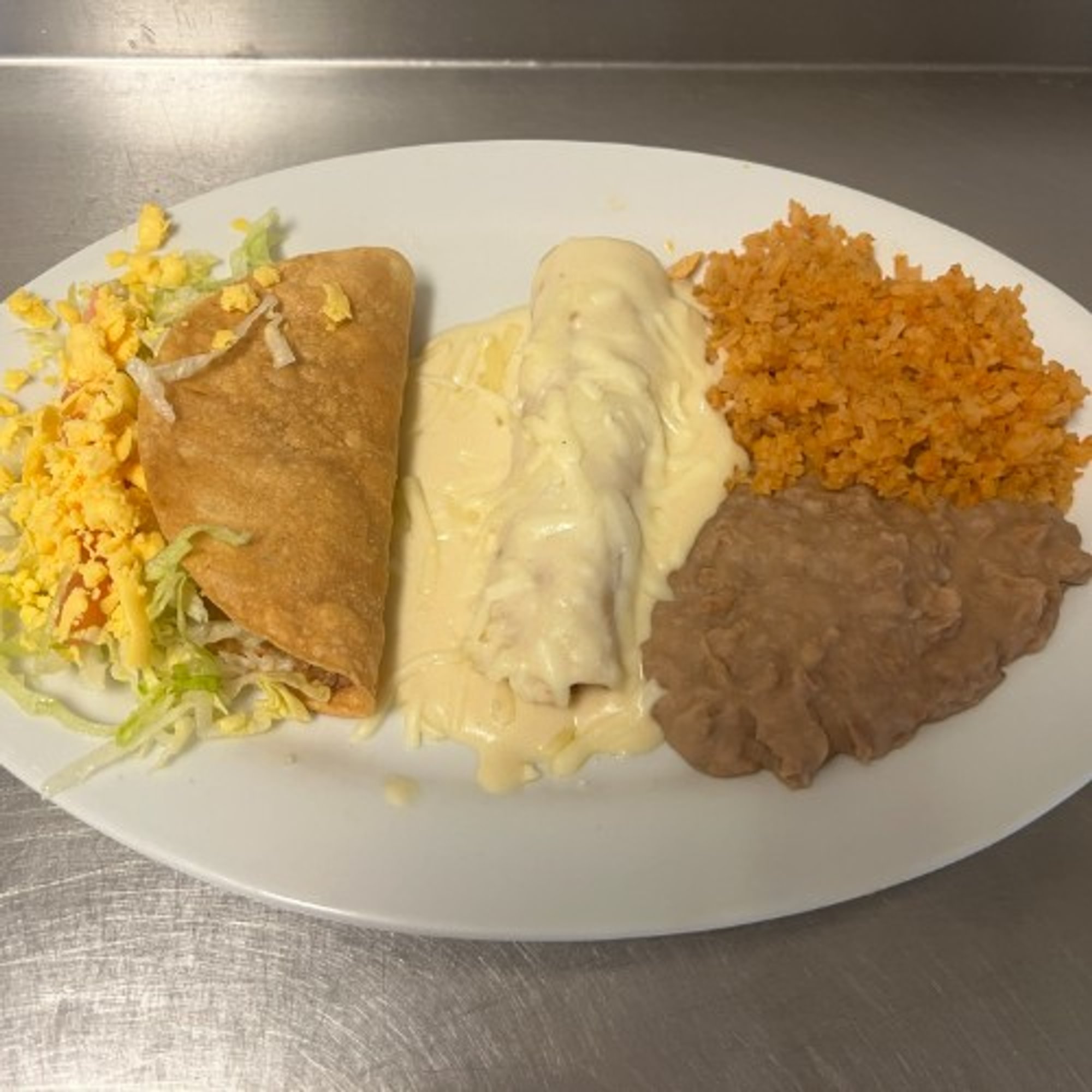 Enchilada & Taco Plate
