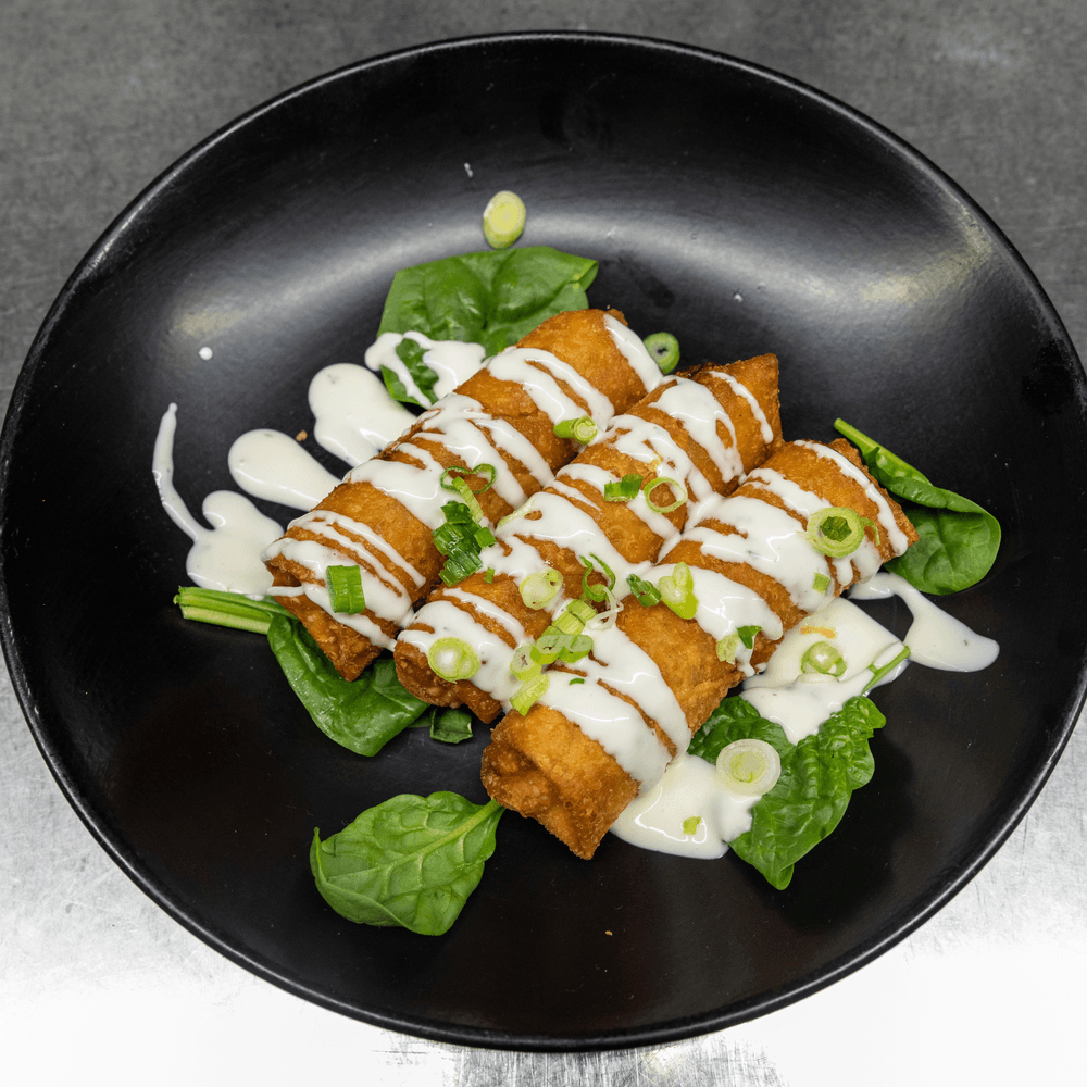 Buffalo Chicken Egg Rolls