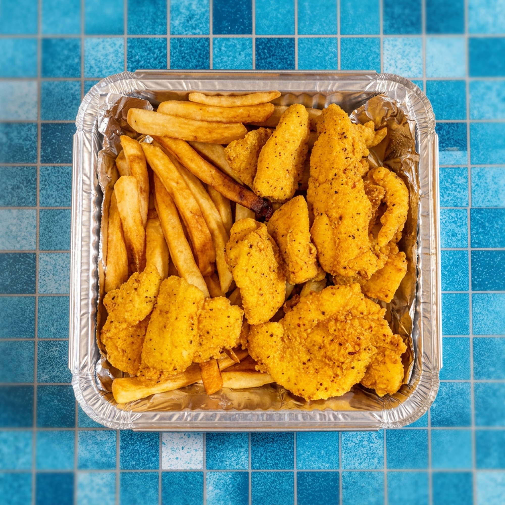 Catfish Nuggets/Gizzard Combo
