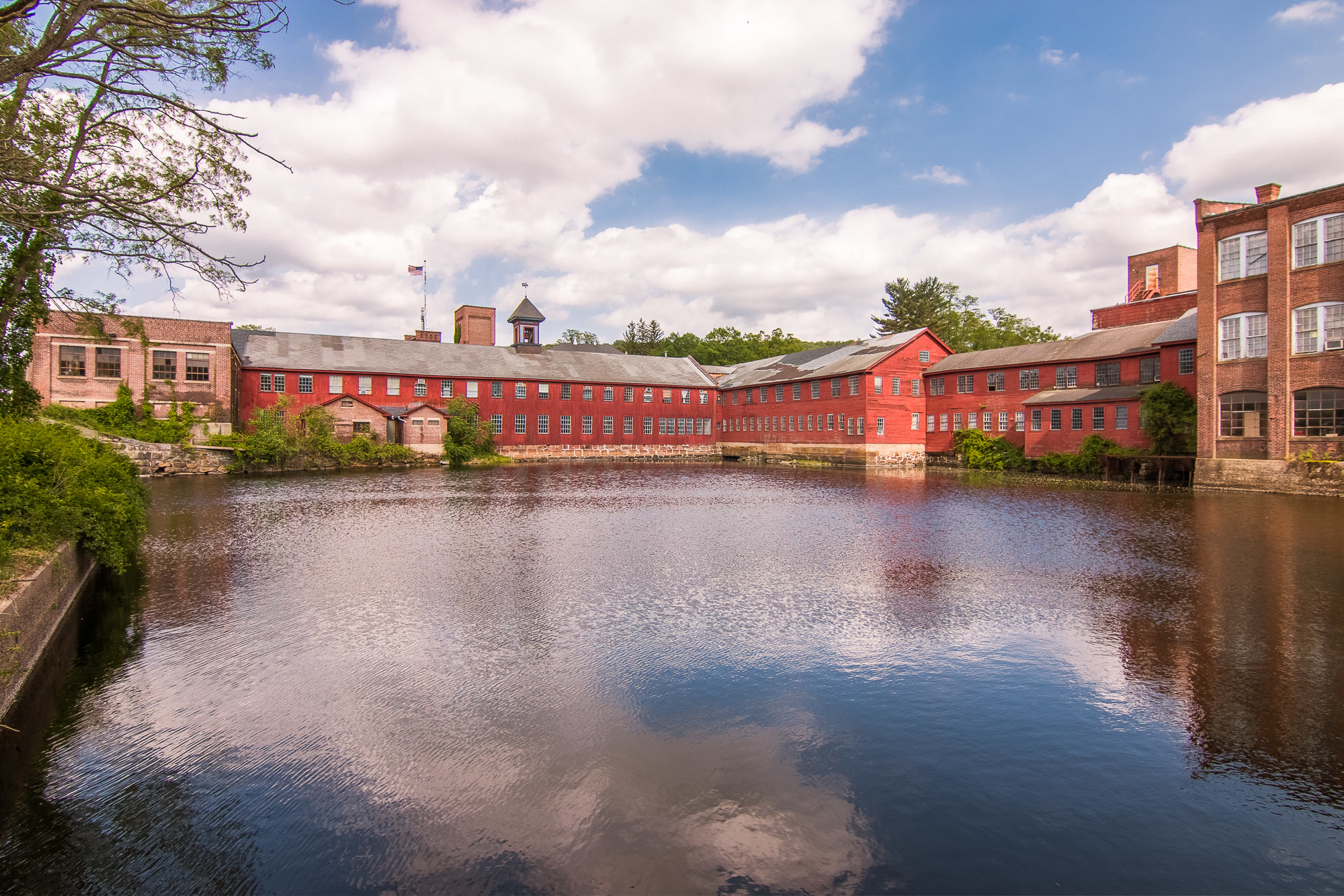 Factory in downtown Collinsville, CT. Photo copyright Miceli Productions. http://MiceliProductions.com