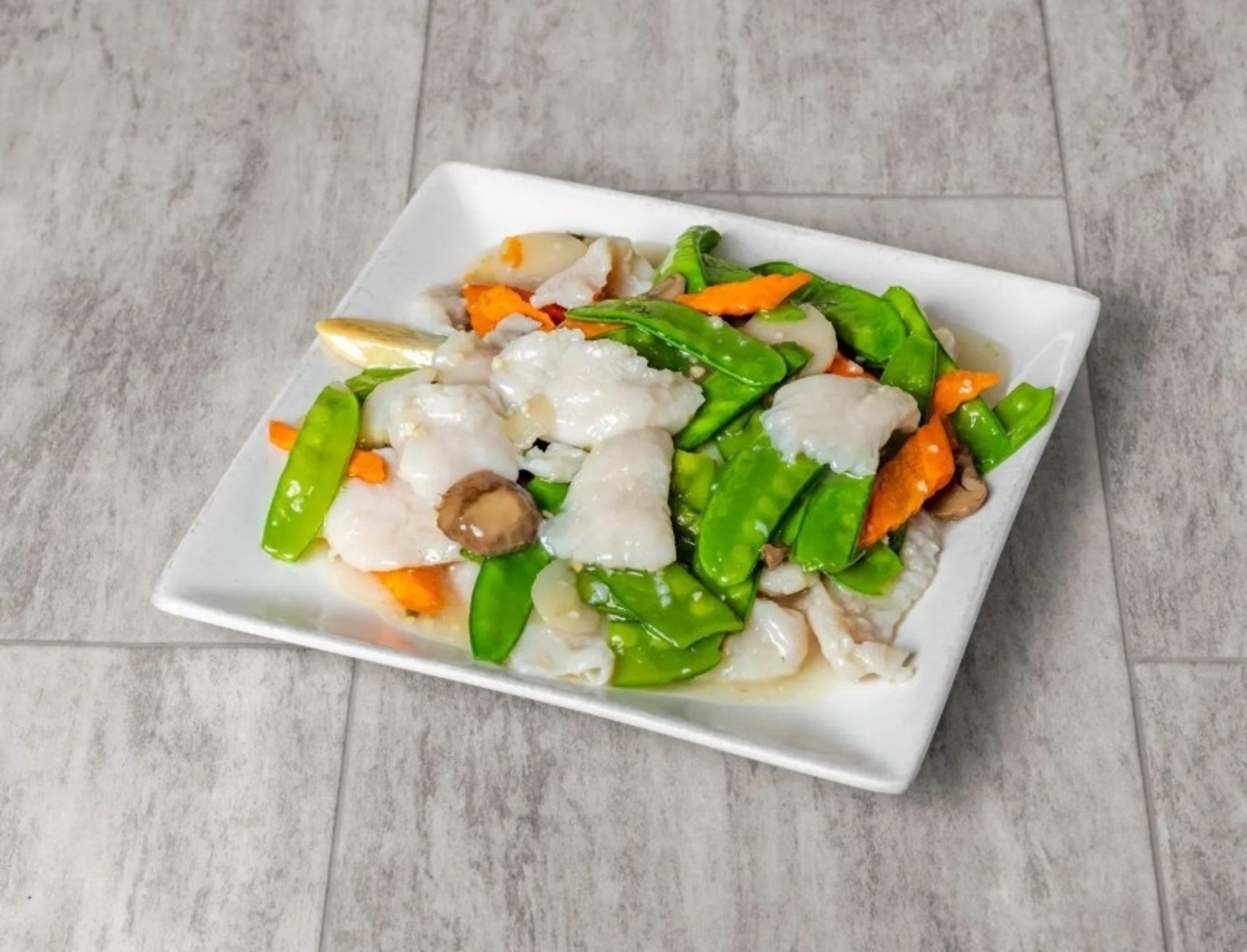 Sautéed sliced fish / 清炒鱼片
