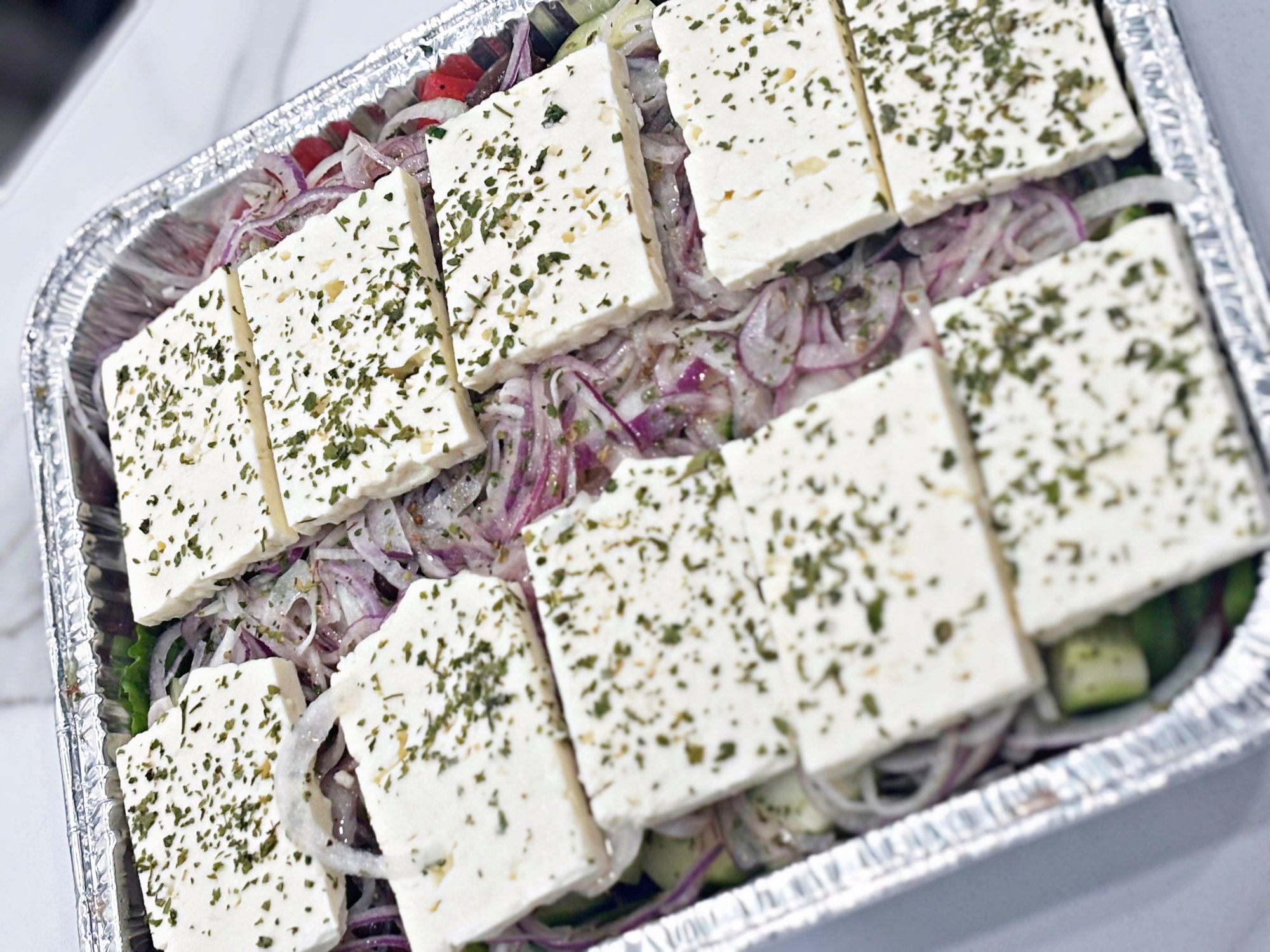 GREEK (village) or HOUSE SALAD