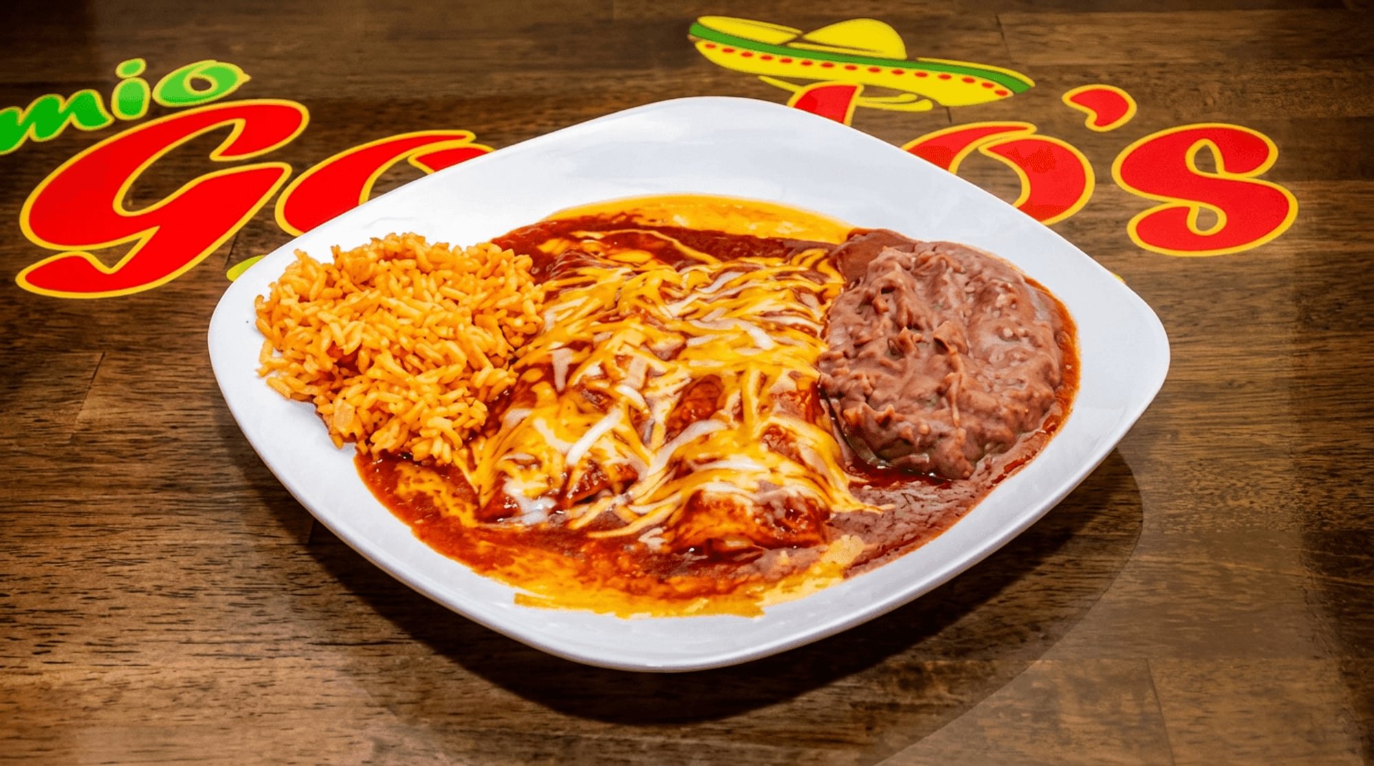 Cheese Enchilada Plate