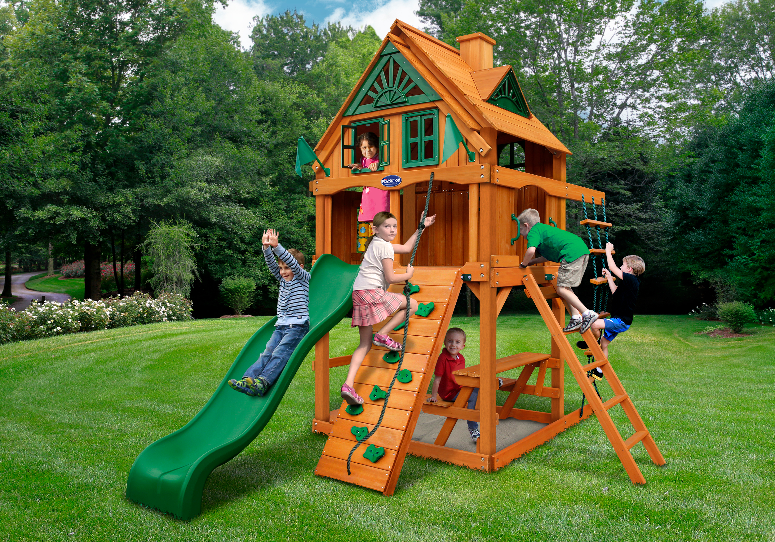 Horizon Tower Treehouse w/ Fort Add-On