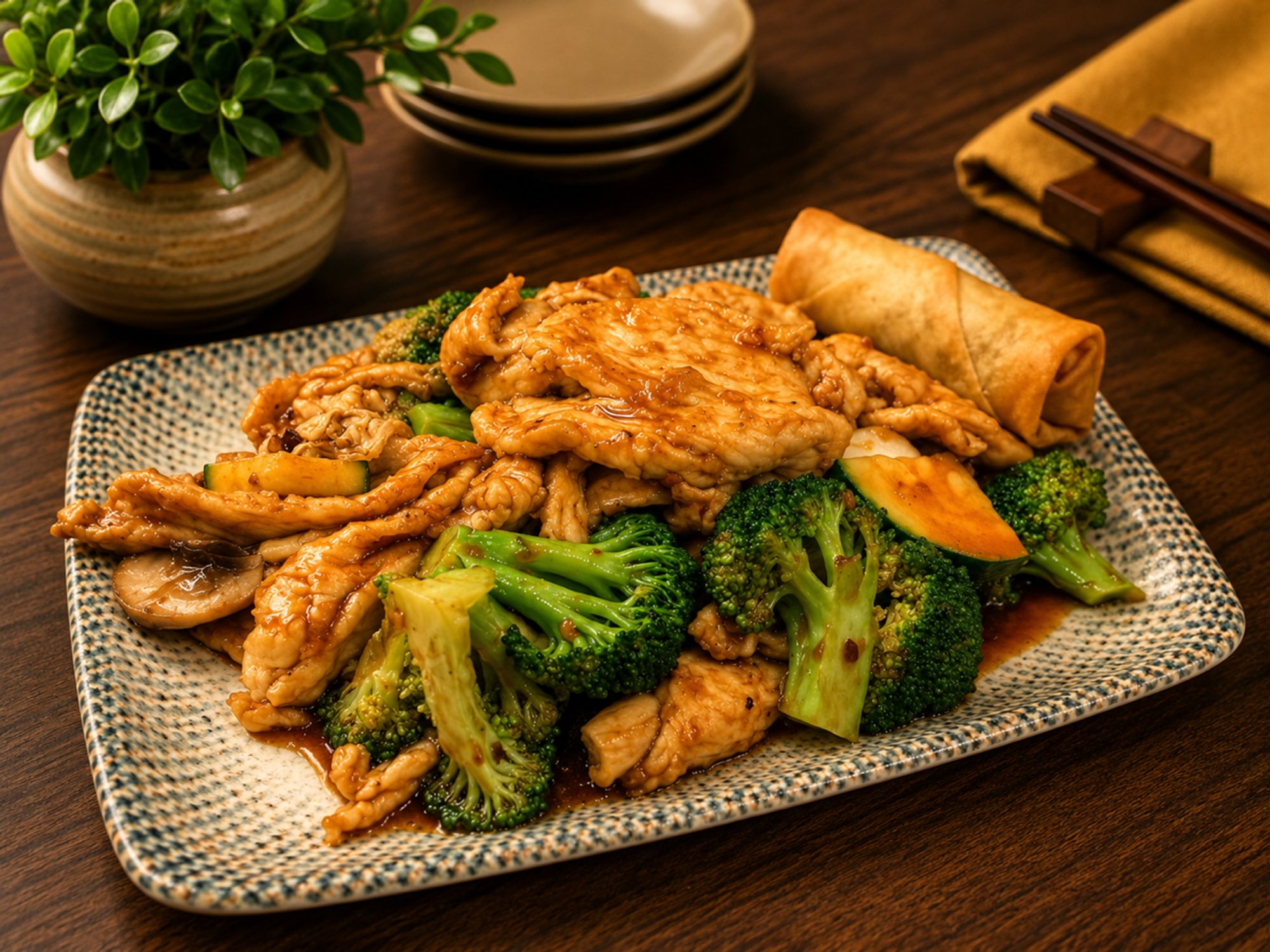 L Chicken with Broccoli 芥蓝鸡