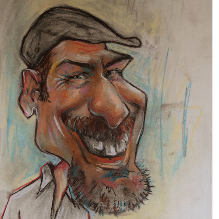 Bild der Karikaturist Rafik Said