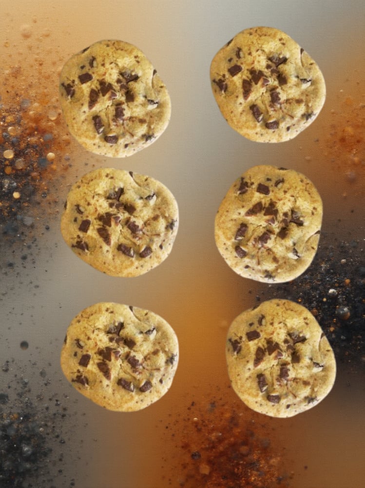 (6 PCS) PARTY PACK SIZE CHOCOLATE CHIP COOKIES