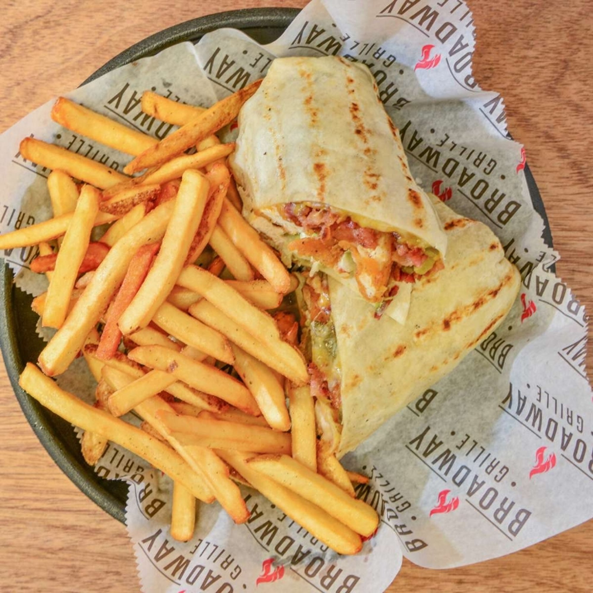 Chicken Club Roll Up