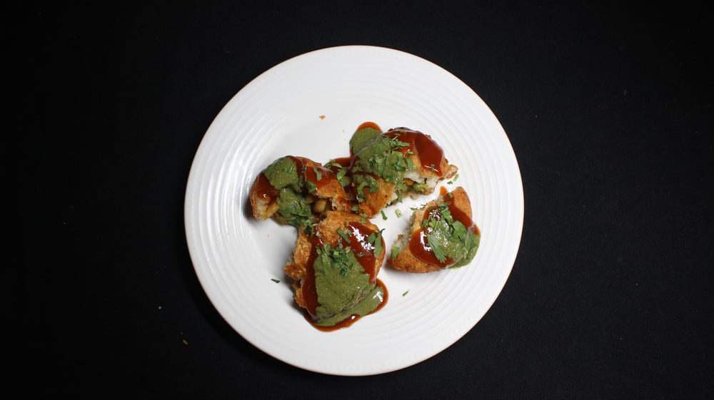 Aloo Tikki Chaat