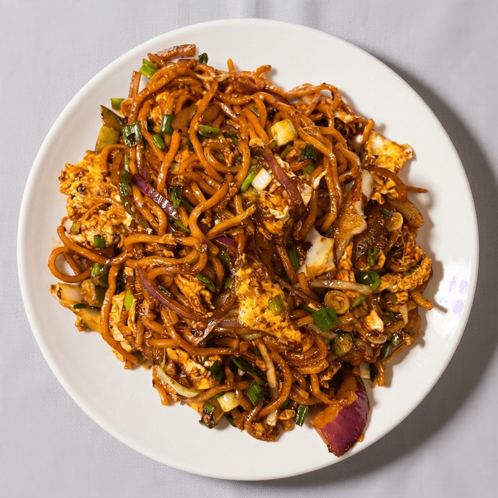 Egg Hakka Noodles