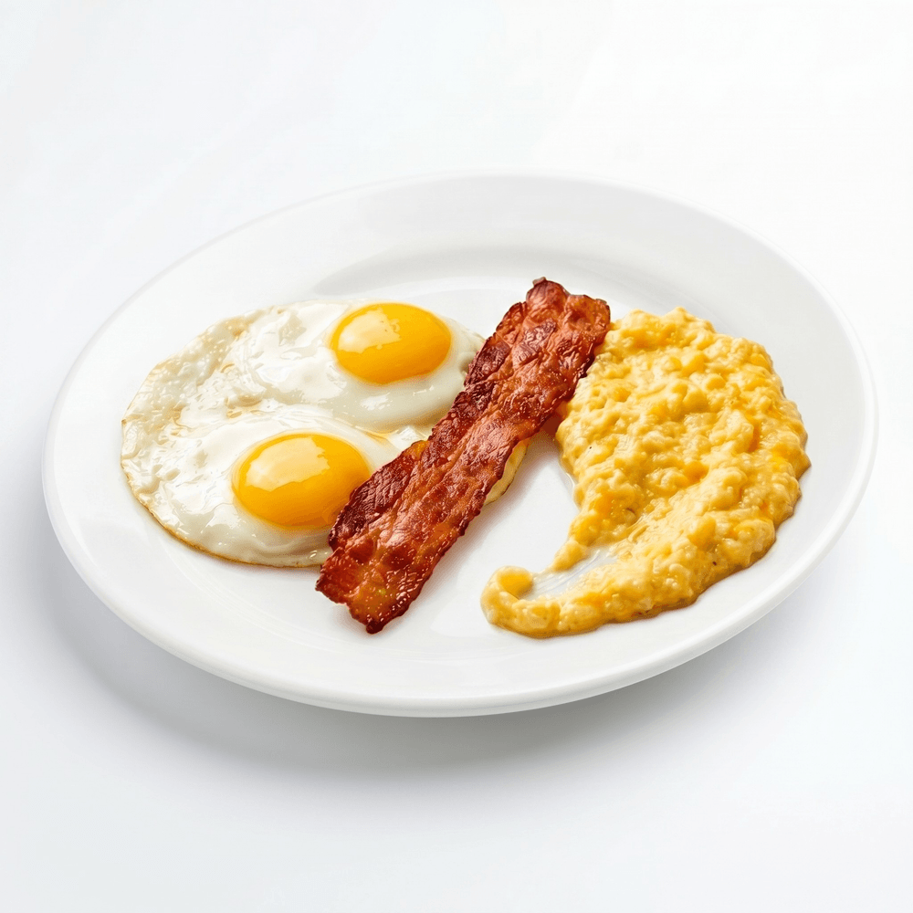 The Basic Breakfast Combo Plate