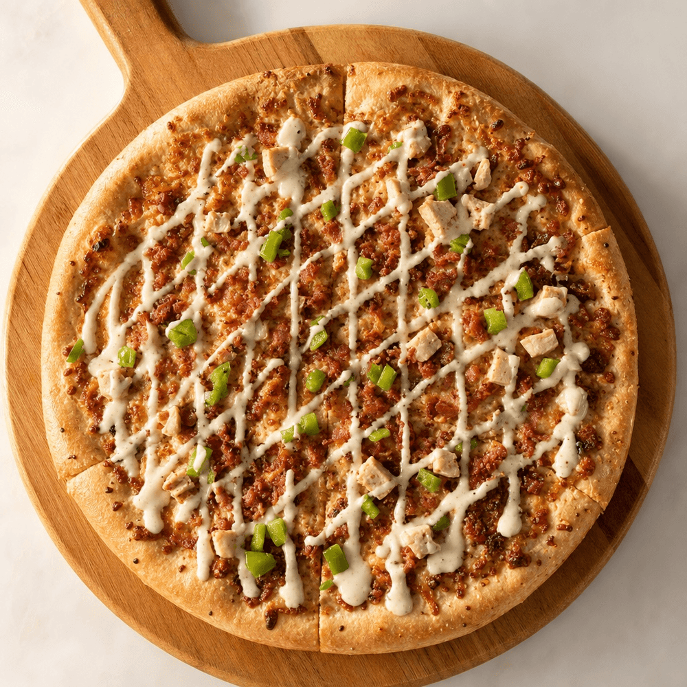 Chicken Bacon Ranch Pizza