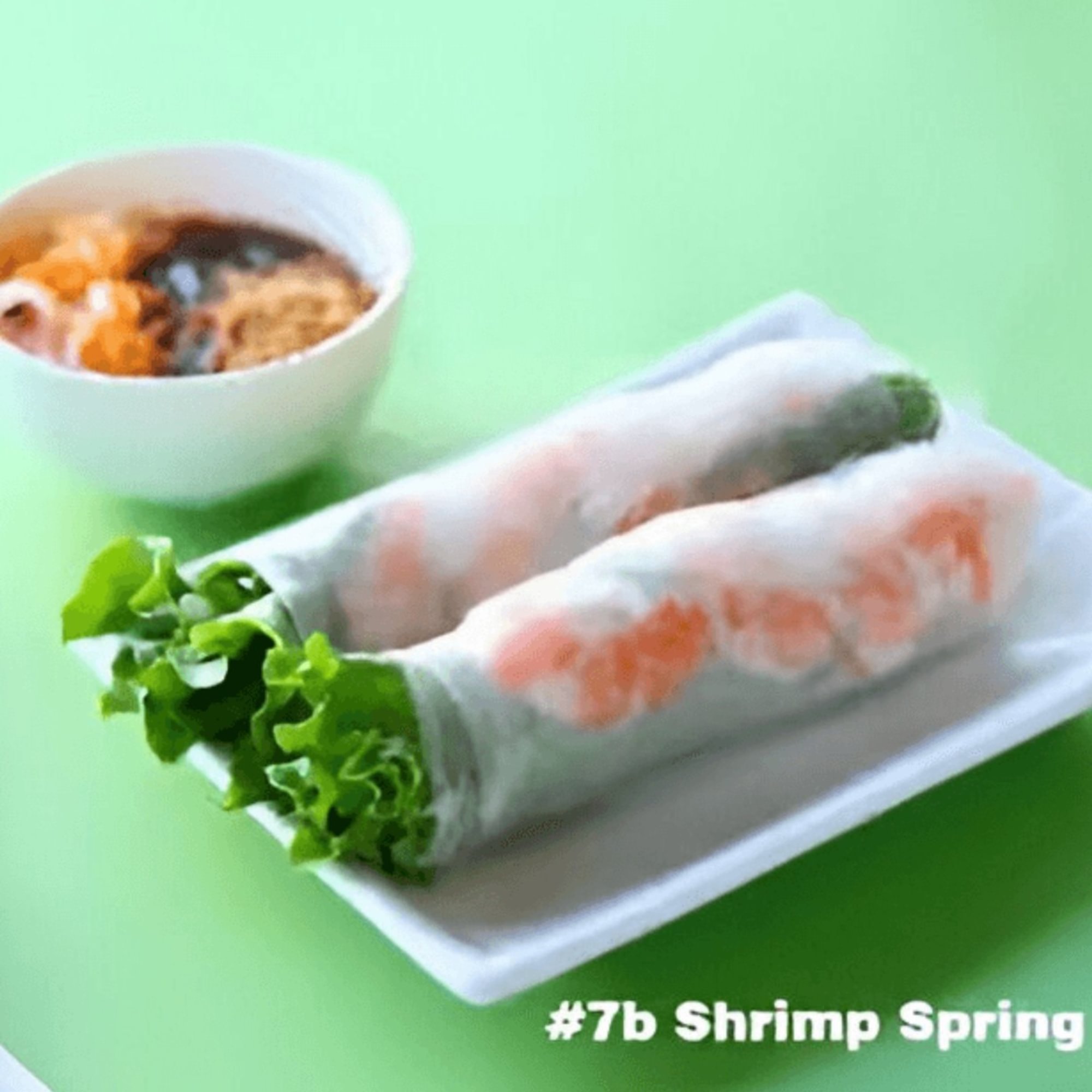 GF Fresh Shrimp & Pork Belly Spring Roll