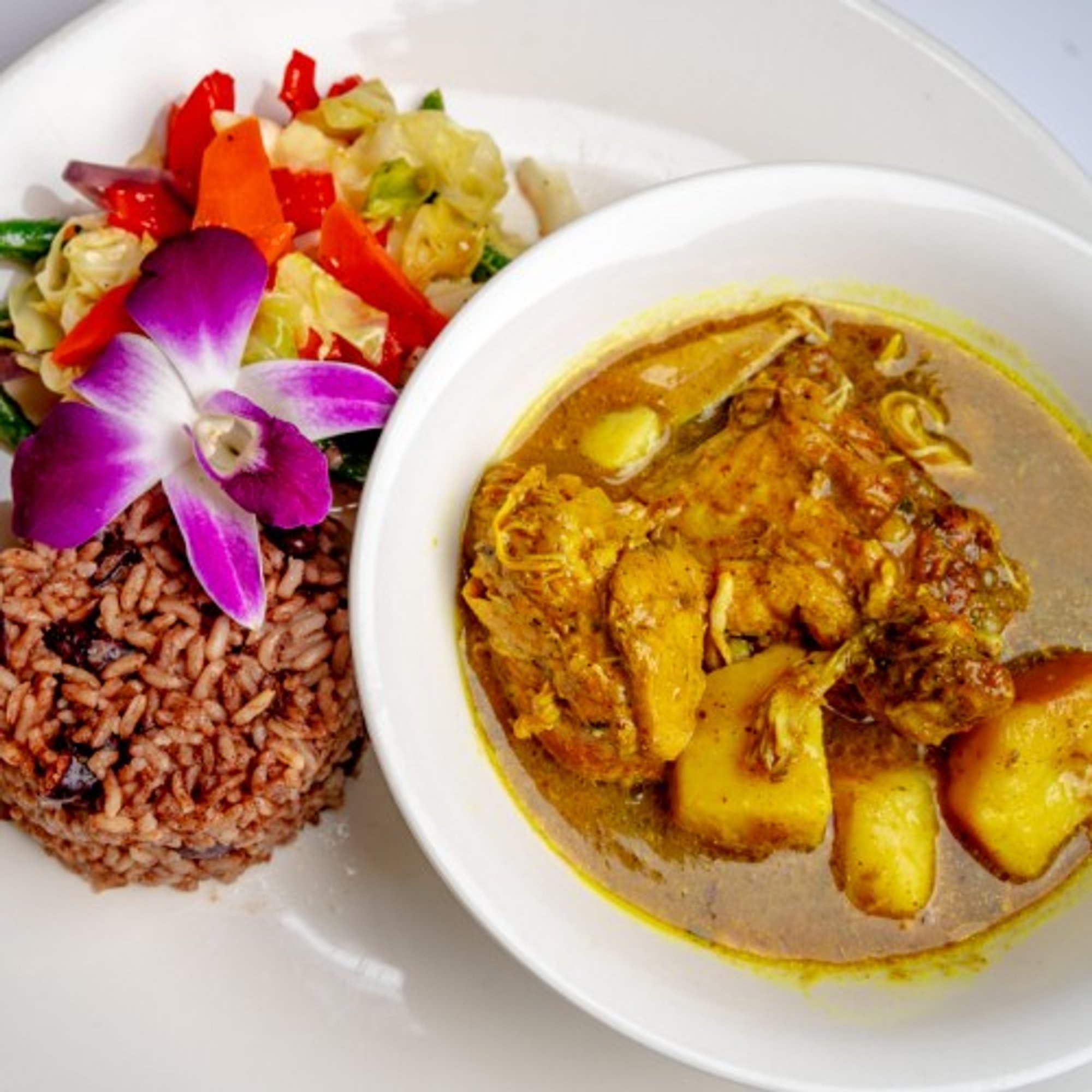 Curry Chicken Dinner