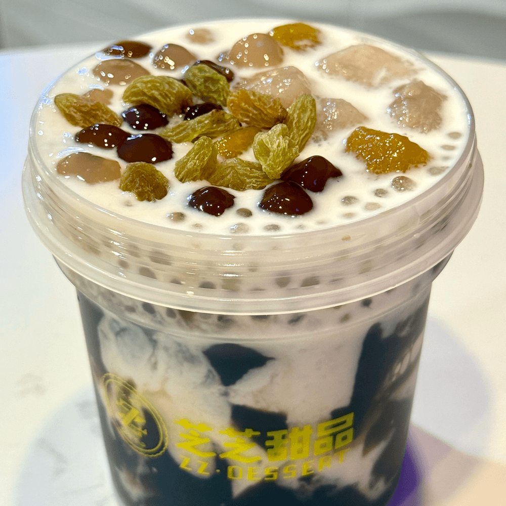 Glass Jelly Taro Ball