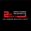 2nd Shift Sewer &amp; Plumbing and Heating &amp; Air Logo