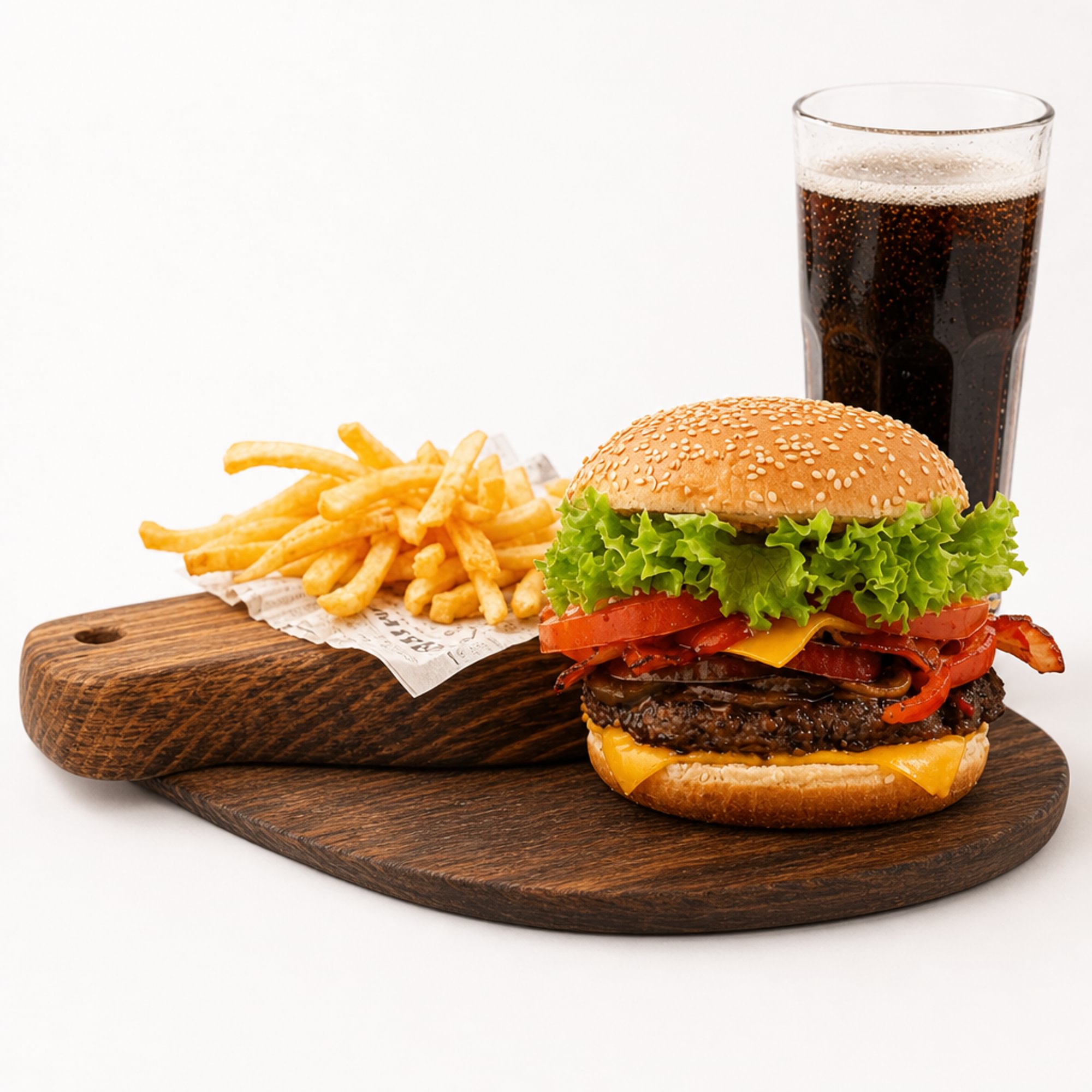 Double Cheese Burger Combo