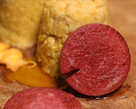 Mangú with Dominican Salami