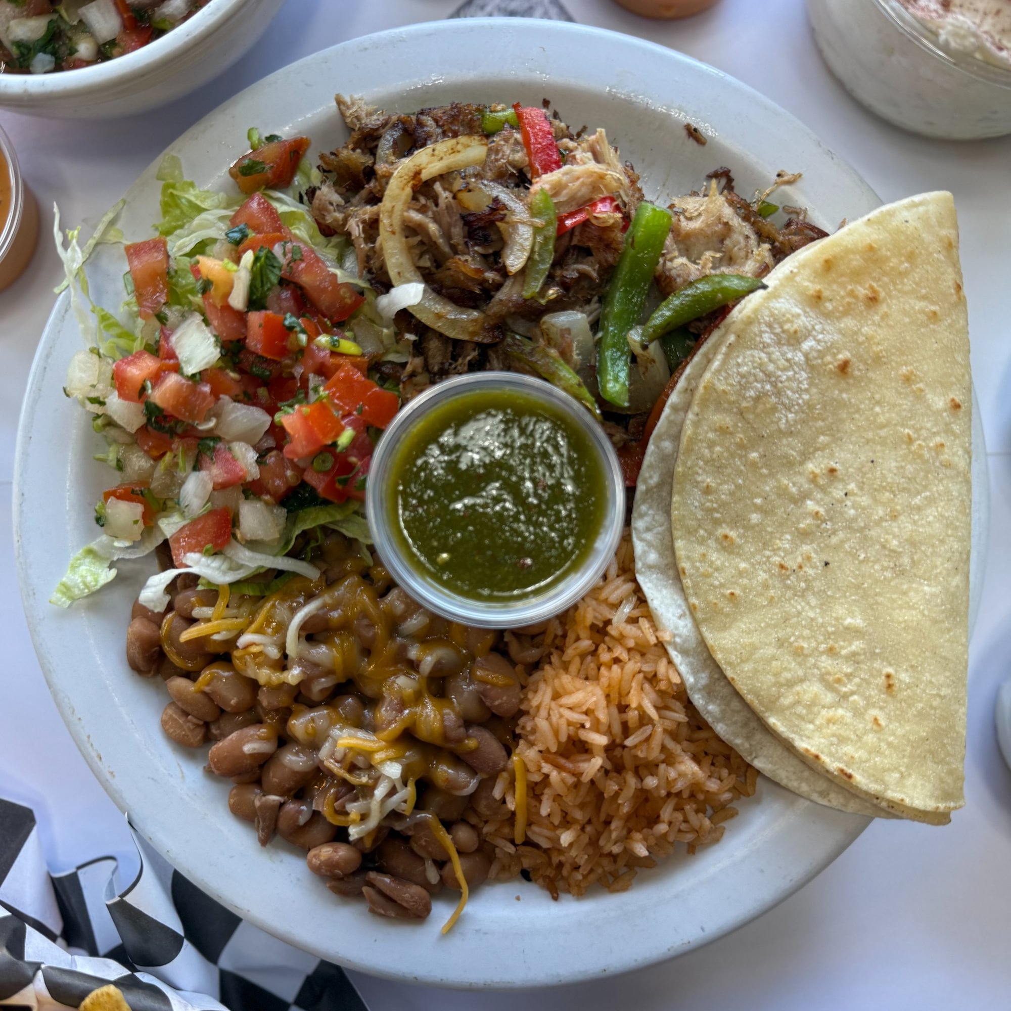 Fajita Dinner Plate